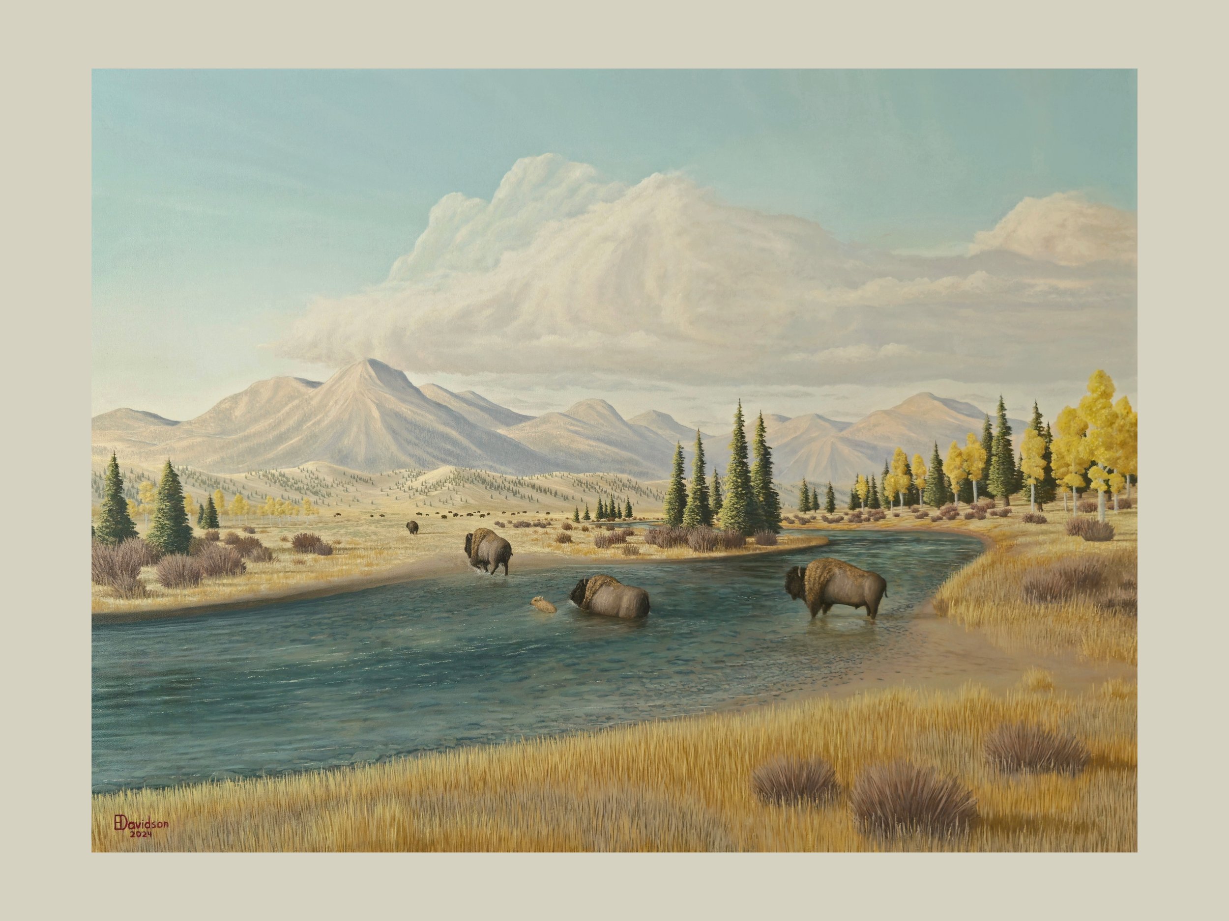 Yellowstone Crossing - 30x40