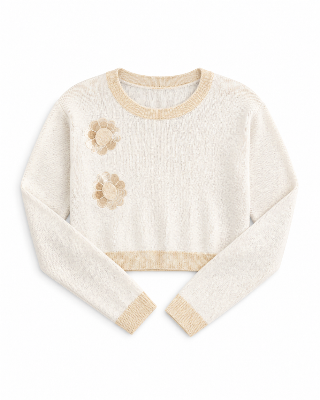 Ritzy Cashmere Sweater (creamy white)