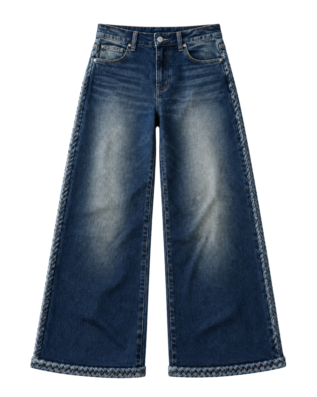Fully Braided Jeans