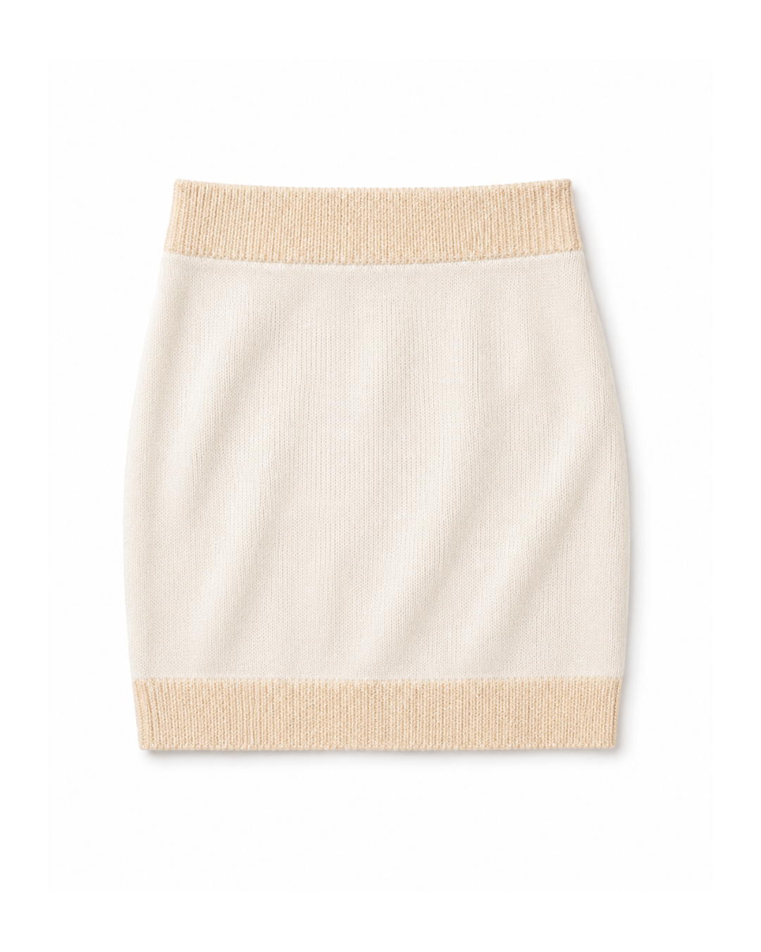 Ritzy Cashmere Skirt (short creamy white)