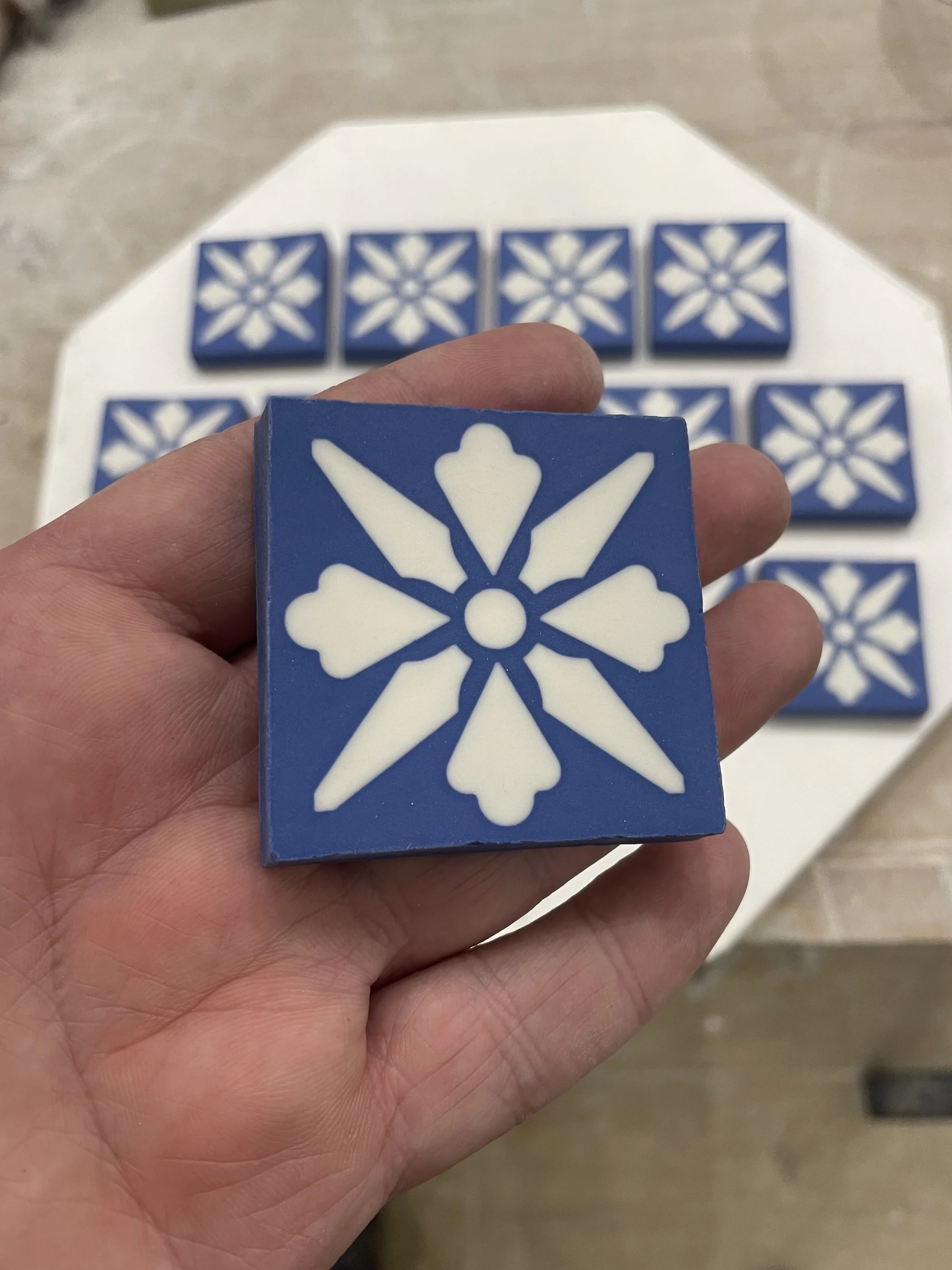 Client Story | Blue Encaustic Tiles — A Craft Collaboration Years in the Making