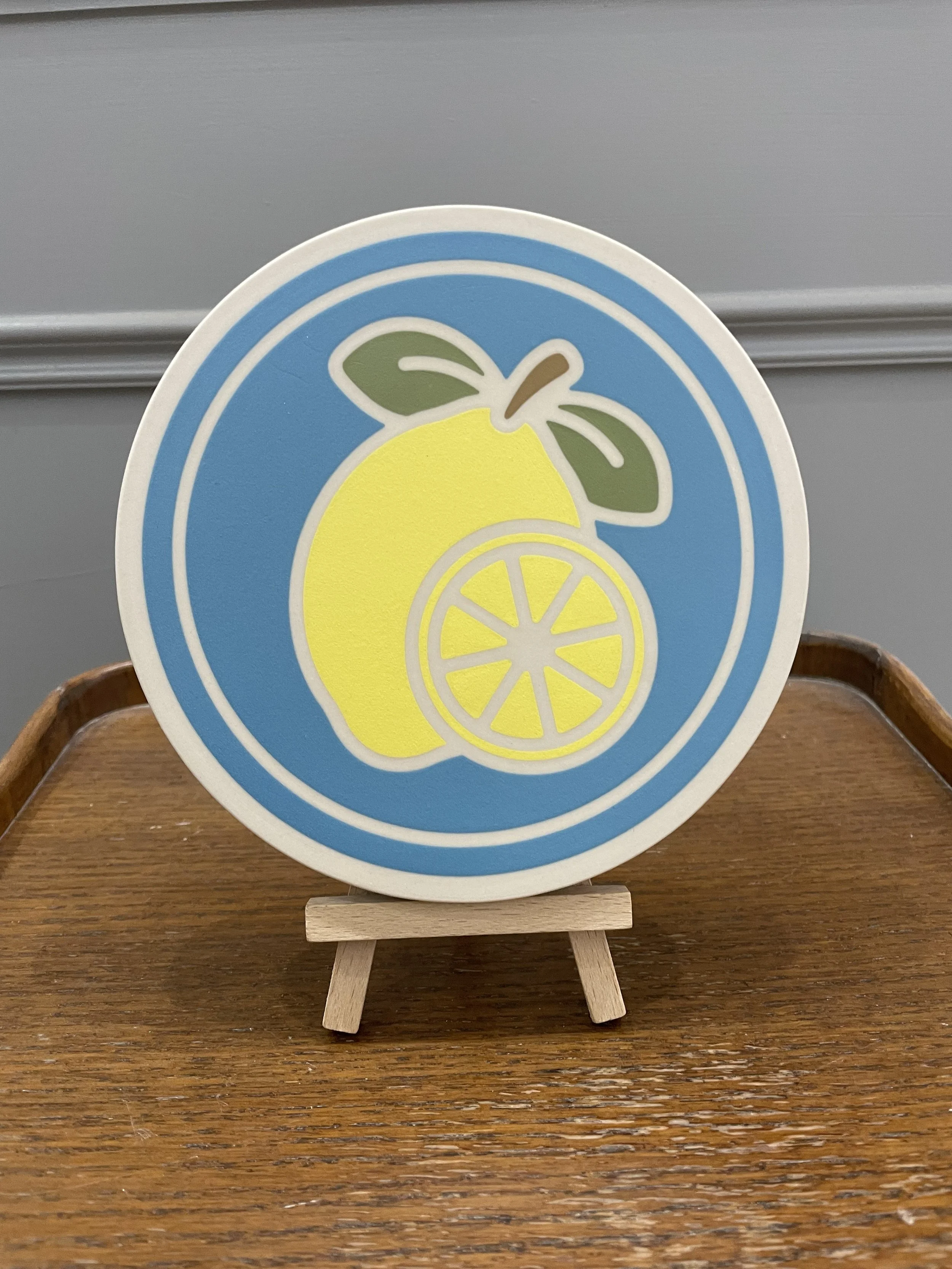 Sorrento Lemon | Handcrafted Encaustic Tile