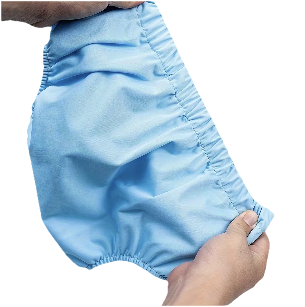 Culotte tissu imperméable protection sur couche adulte bleu1.png