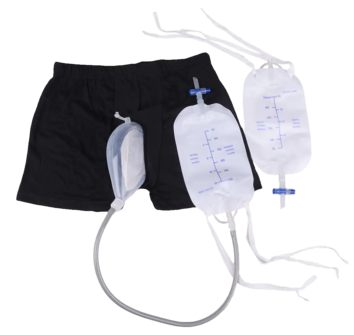 Sous-vêtement avec sac urinaire intégré – sans boutons