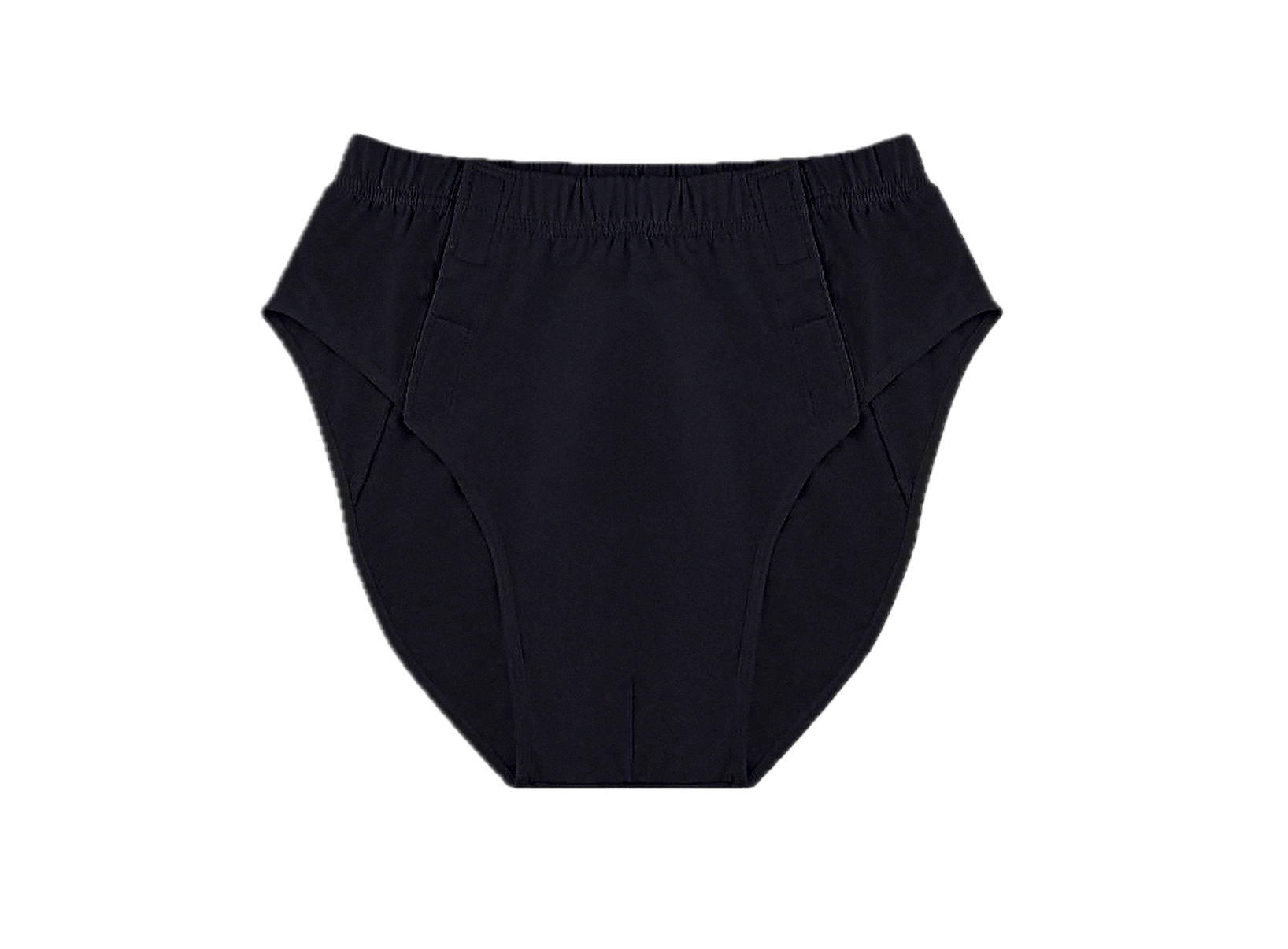 Slip velcro adapté homme – coton stretch, alité post-op noir.png (Copy)