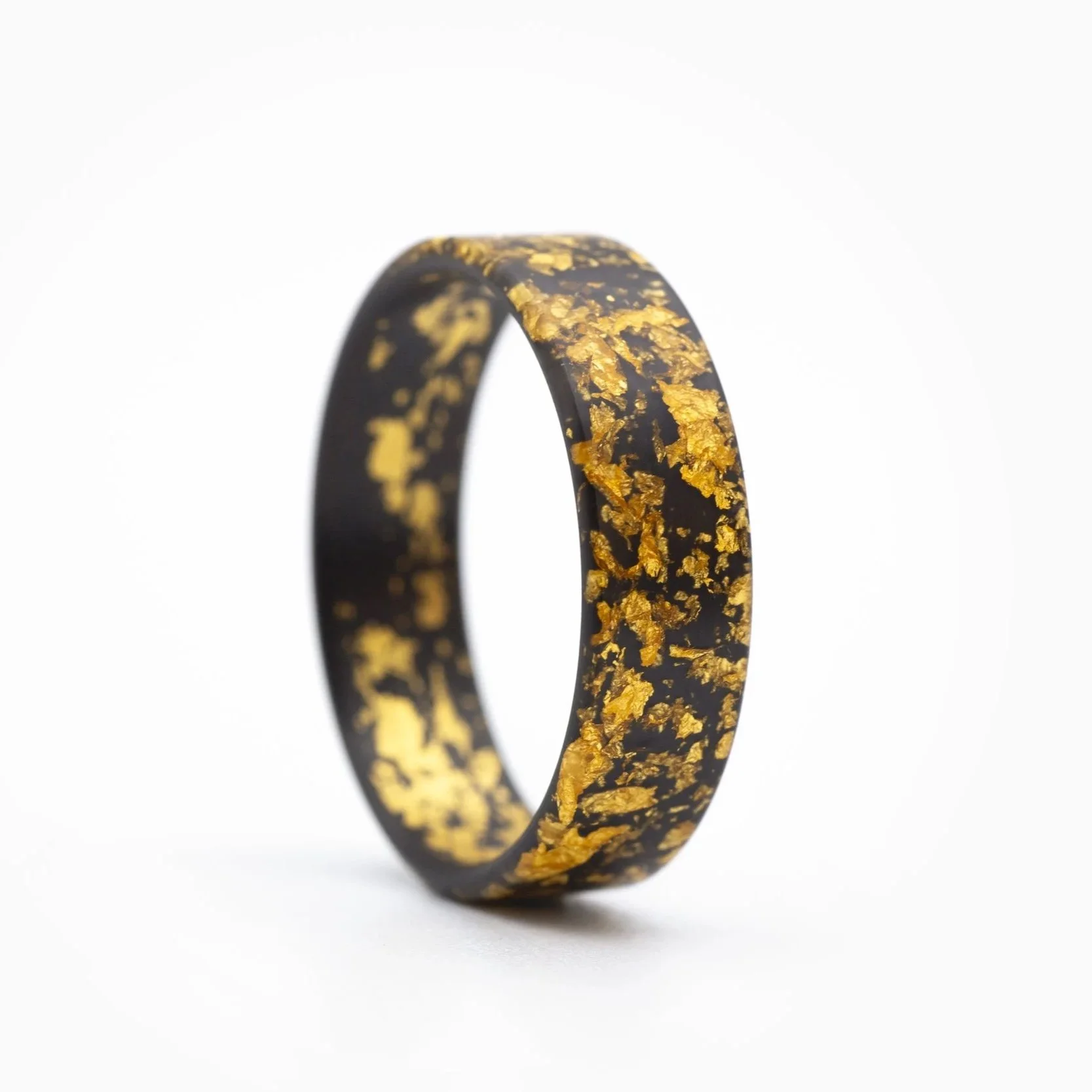 Wide Signature Ring · 24k Gold