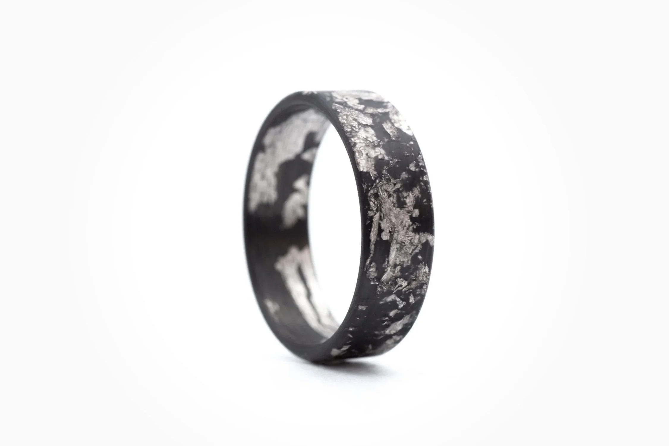 Wide Signature Ring · Platinum
