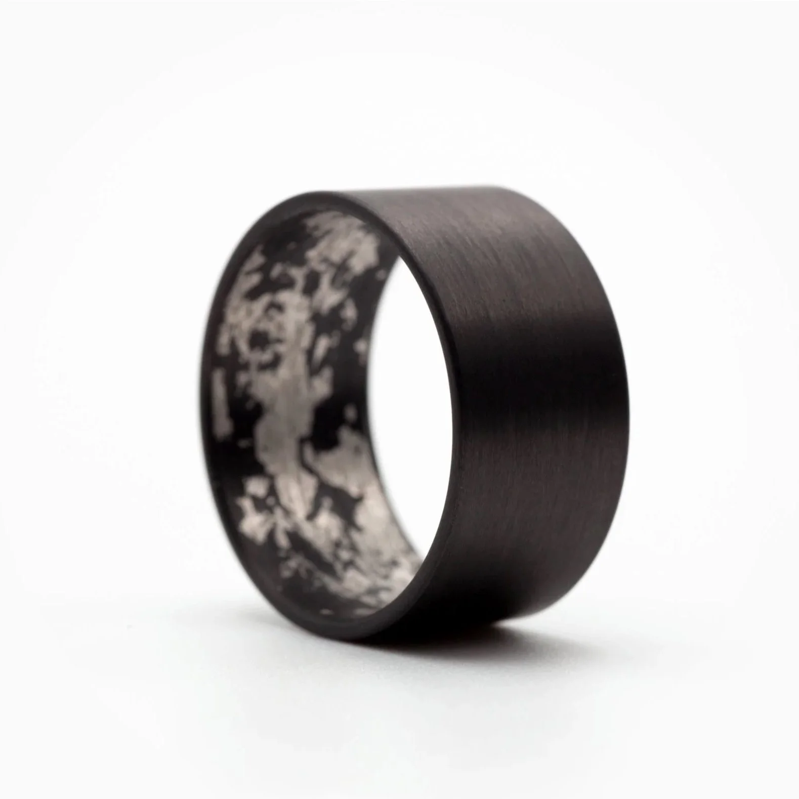Extra Wide “Black Mystery” Ring