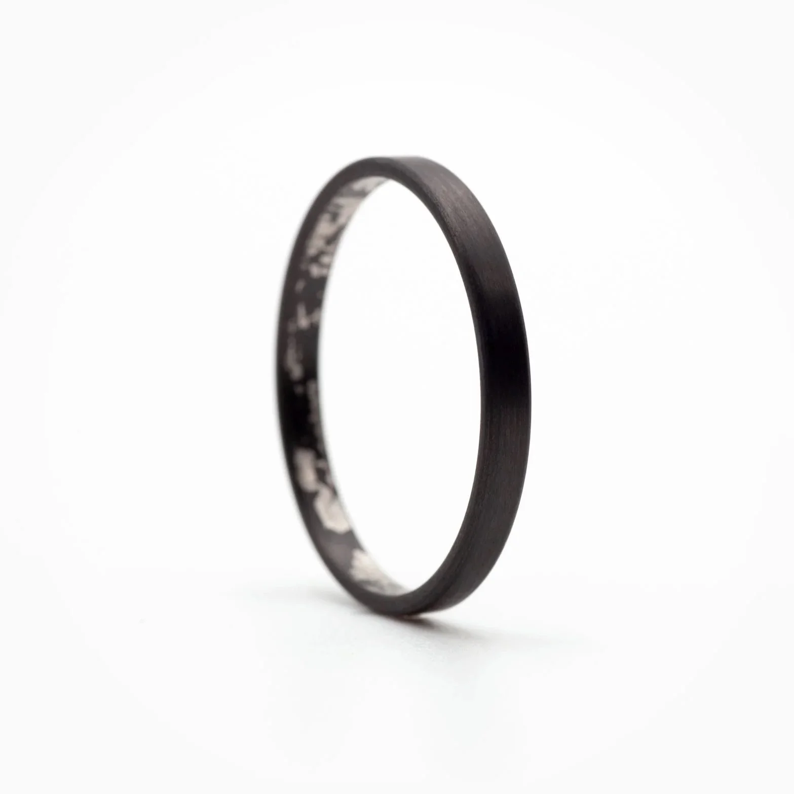 Thin “Black Mystery” Ring