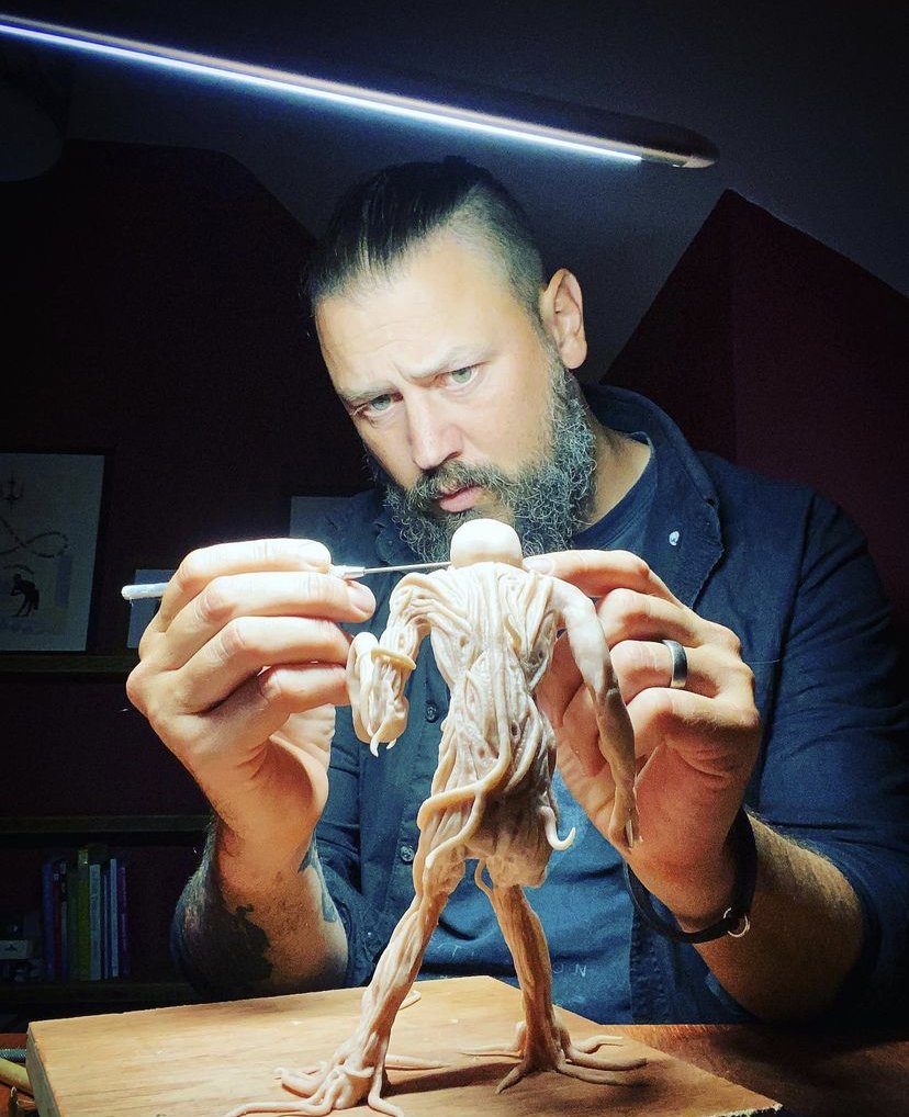 Danny Burlingham sculptor of creaturesmonsters