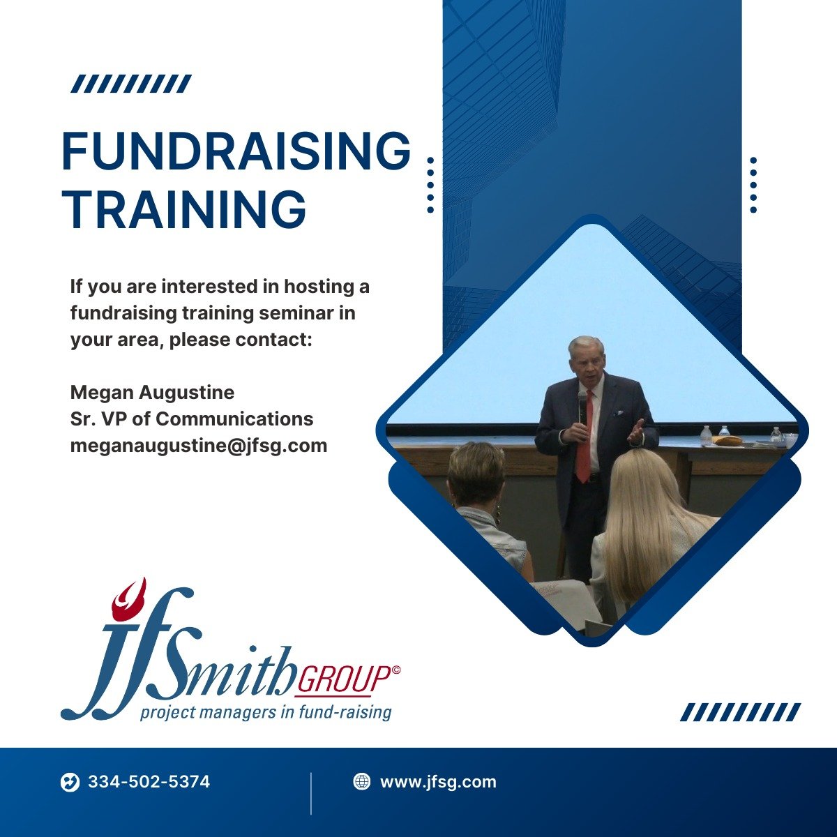 We had a very successful fundraising training seminar last week at Christian Academy of Knoxville! Read what participants are saying about Jerry's training on "How to be successful in fundraising in 2025 and beyond!"
"Great opportunit