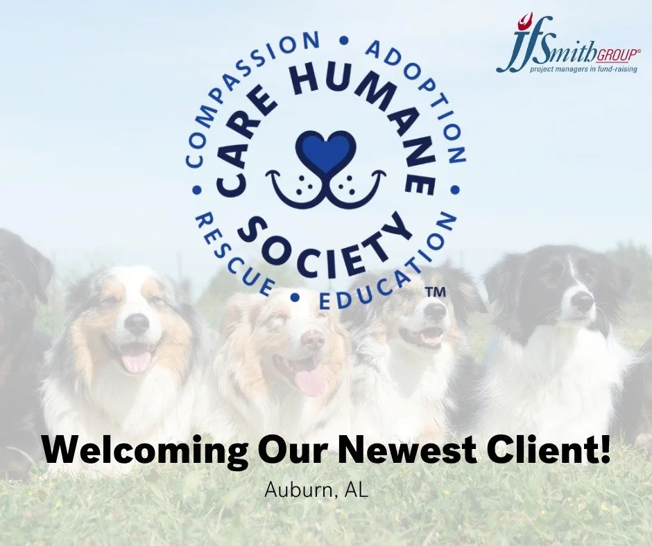 We are excited to kick off a feasibility study next week for CARE Humane Society in Auburn, AL. Looking forward to working with Executive Director TJ McCullough and the rest of the team!
