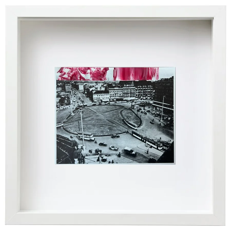 ❋ "Ecke Friedrichstraße III" // Dez. 2025 // Acrylfarbe auf Bilddruck