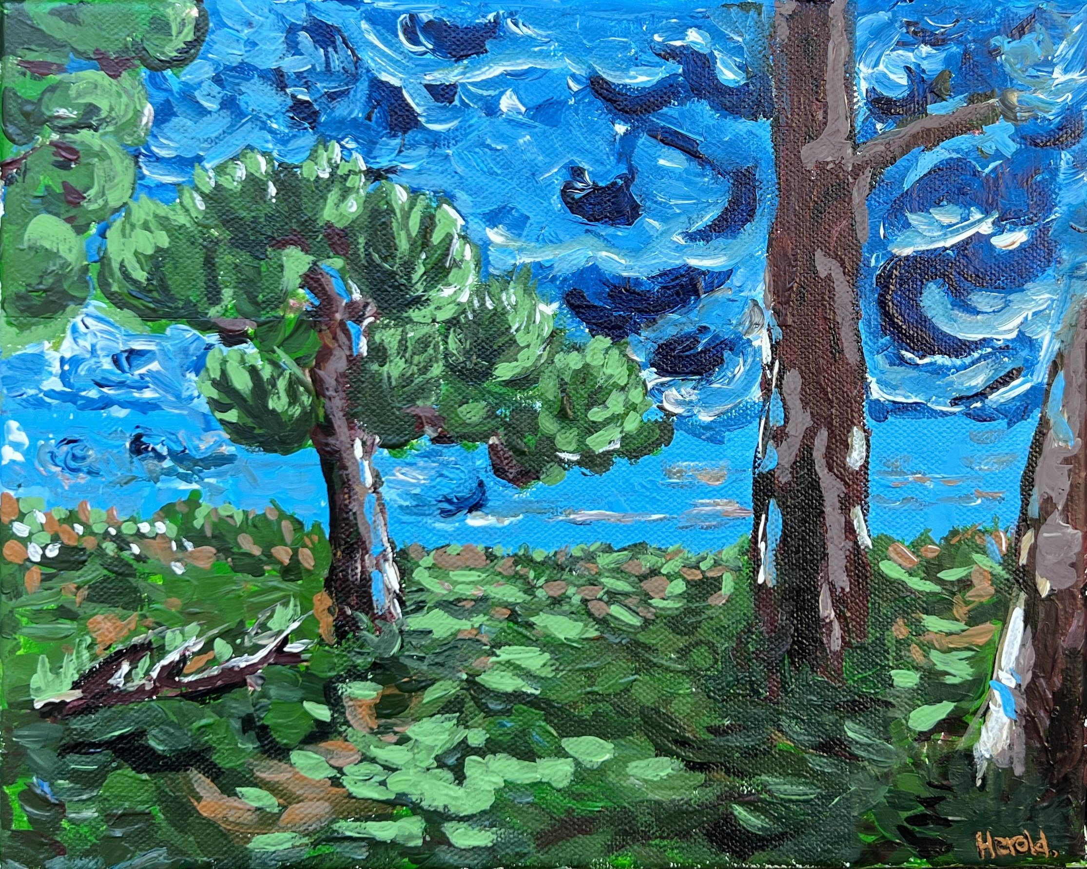 "Lanken" / Acryl auf Leinwand / 14.12.2025