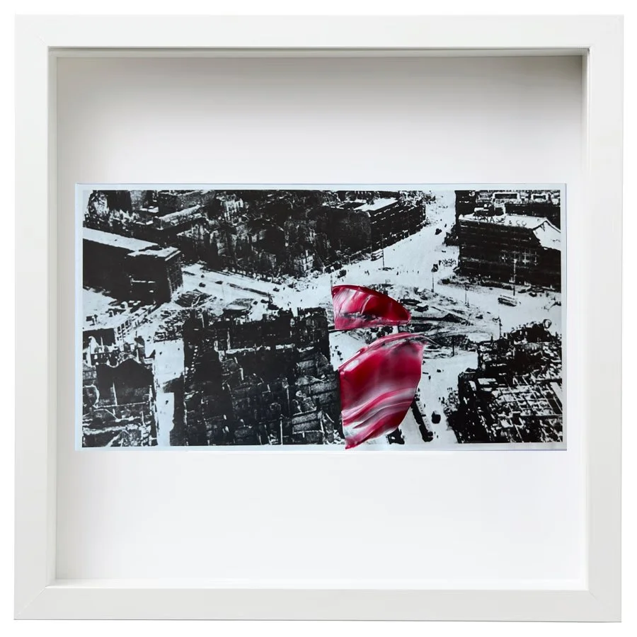 ❋ "Ecke Friedrichstraße IV" // Dez. 2025 // Acrylfarbe auf Bilddruck