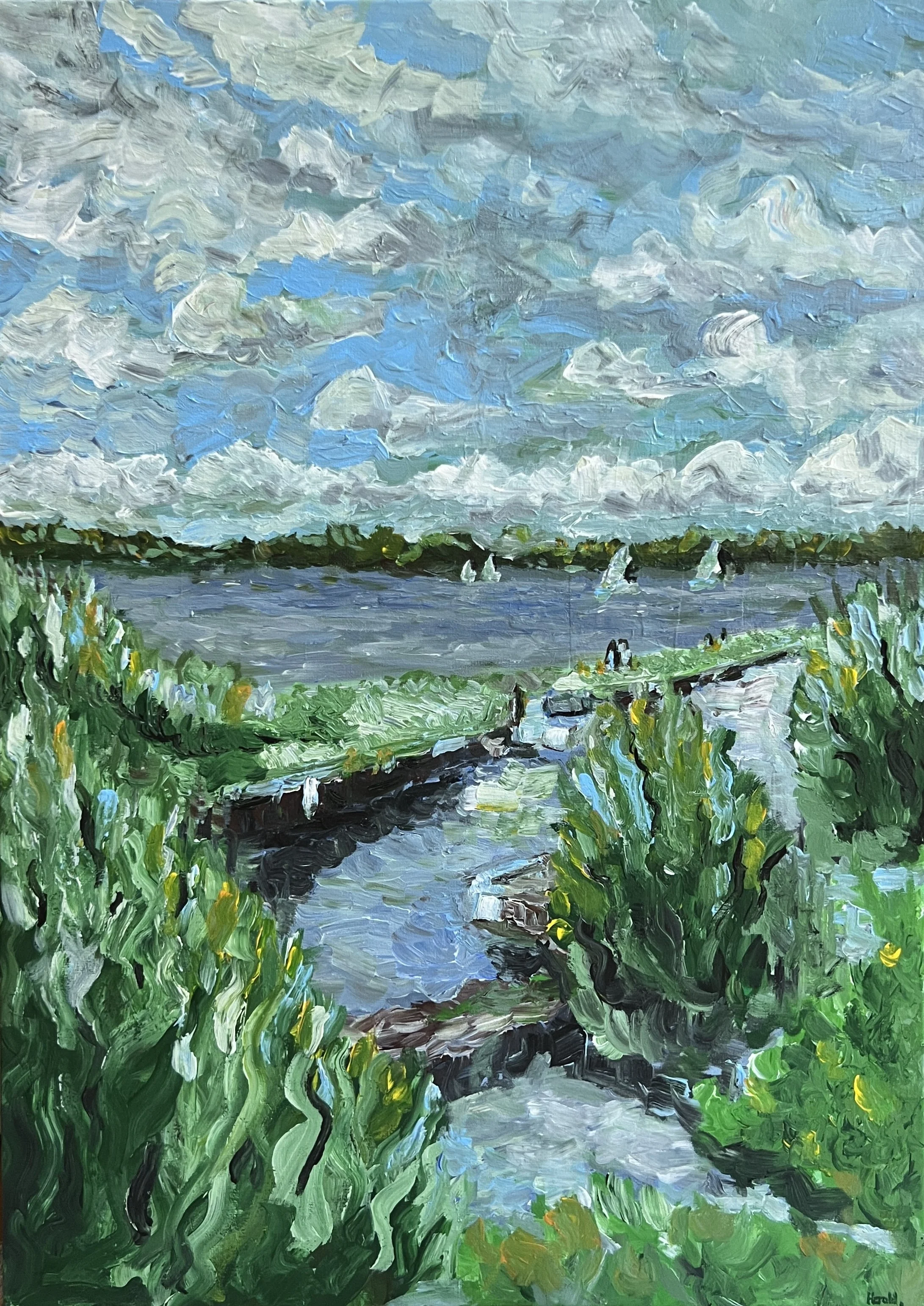 "Lanken II" / Acryl auf Leinwand / Dezember 2025