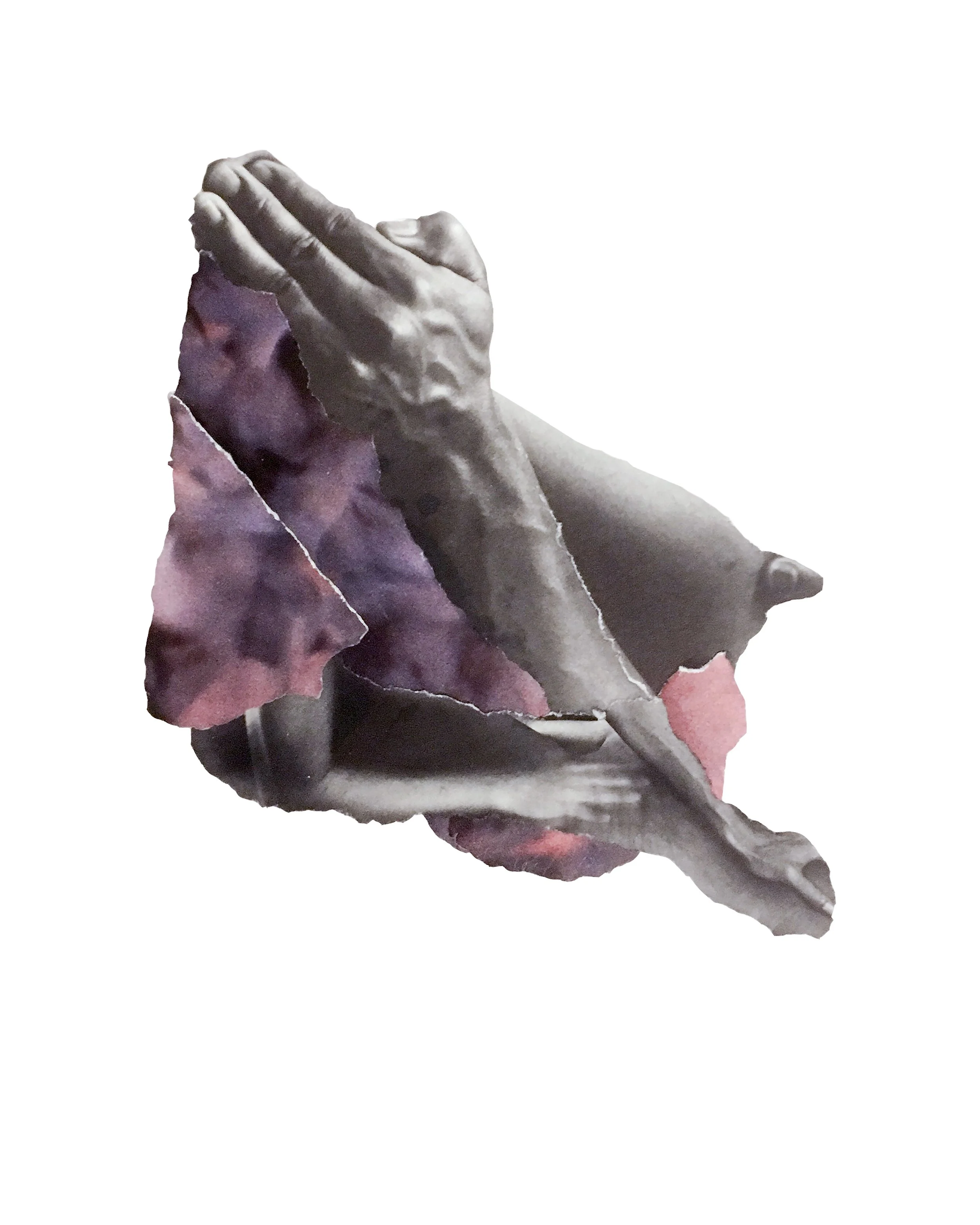 figure, collage, 2019