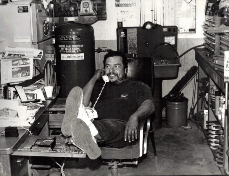 Dad at Fish's Auto (early '90s)