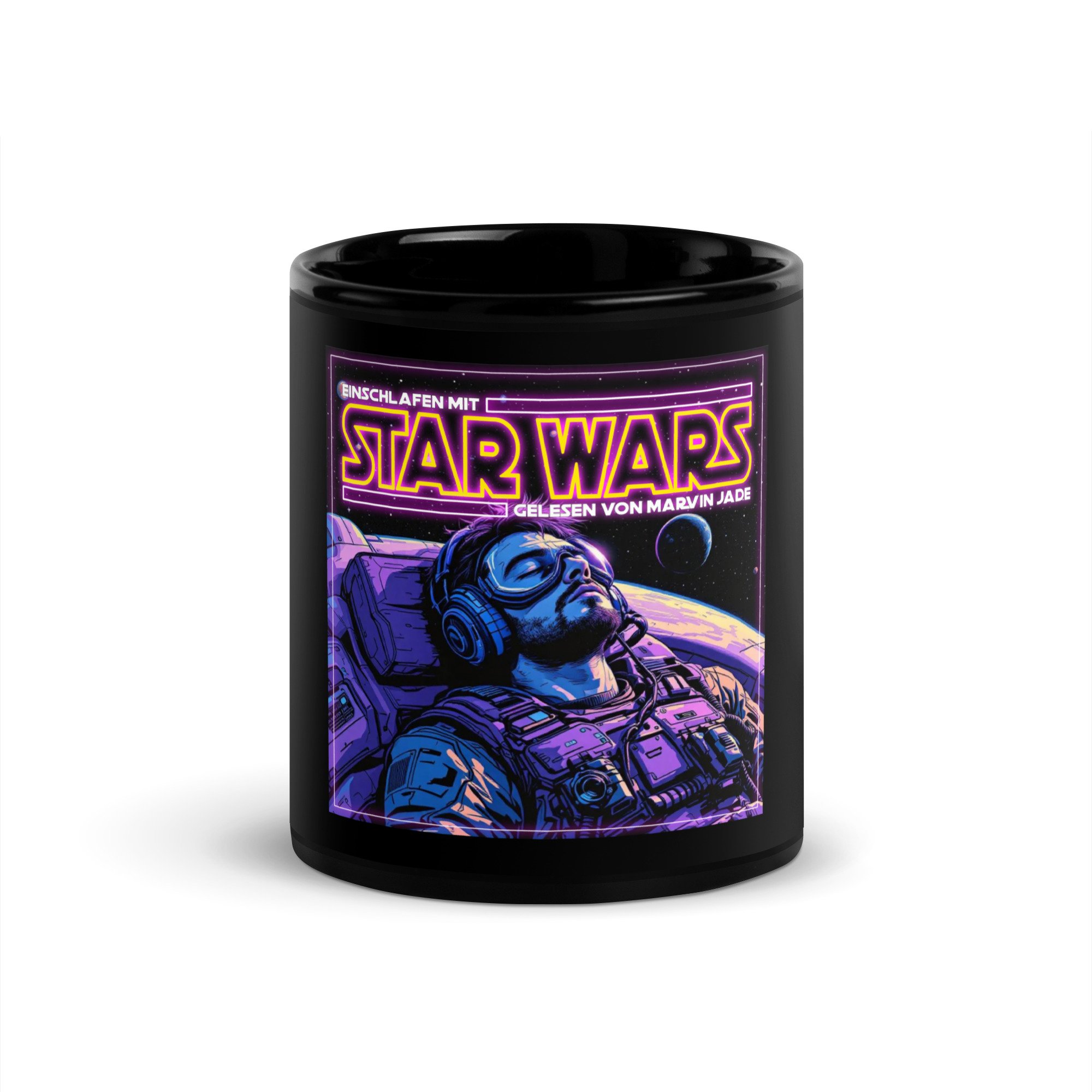 Tasse 'Einschlafen mit Star Wars'