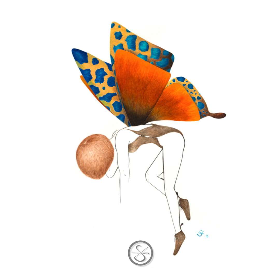 Schmetterlingsmädchen