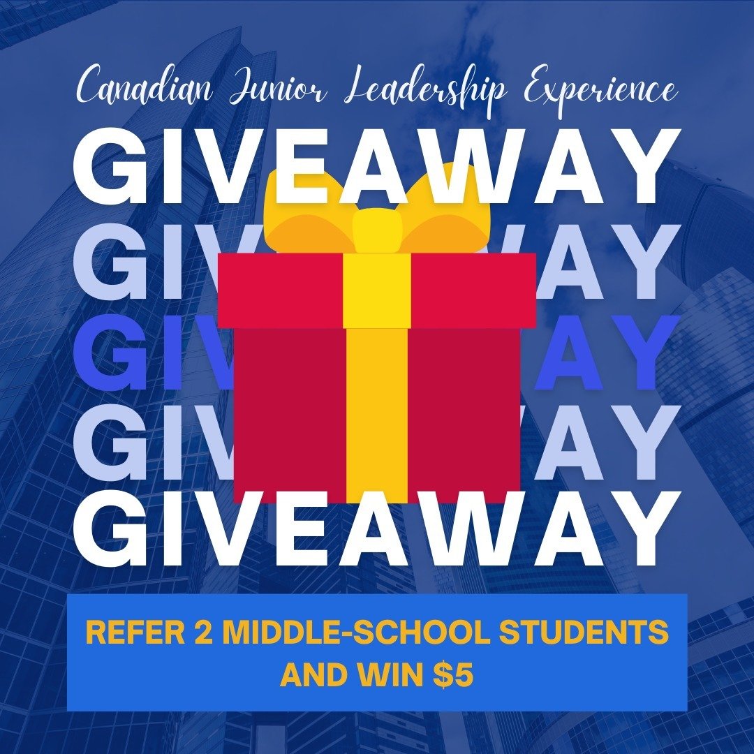 Let your middle-school siblings and friends know about CJLE to win $5!

Learn more about CJLE using the link in our bio. Register before April 30 at 11:59PM EST.