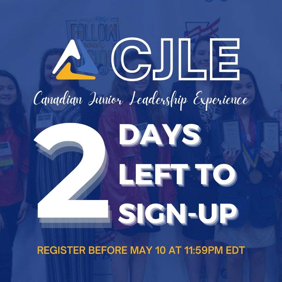 There are only 2 days left to the CJLE registration extension! Don't miss out on this amazing opportunity. Hurry over to the link in our bio to register before May 10th at 11:59PM EDT.
