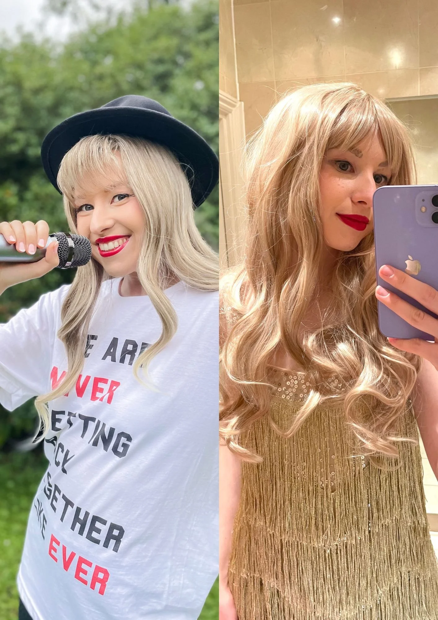 Taylor Swift impersonator kids birthday party