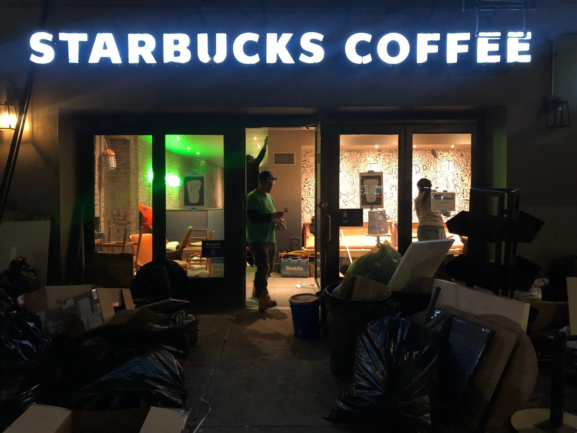 Katie Merz, Starbucks, SoHo, New York