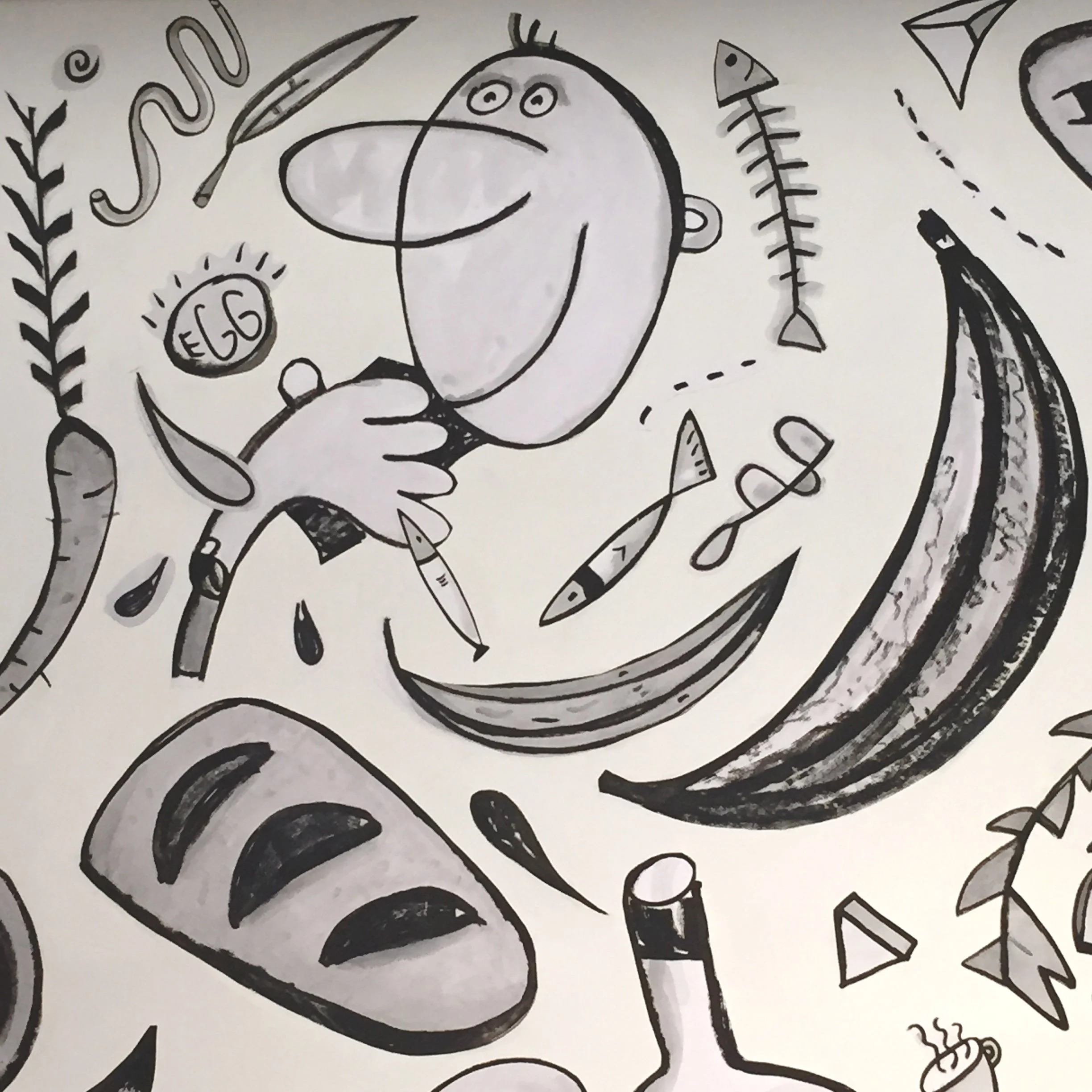 Katie Merz, Wheat Paste Wall, Brooklyn, 2018