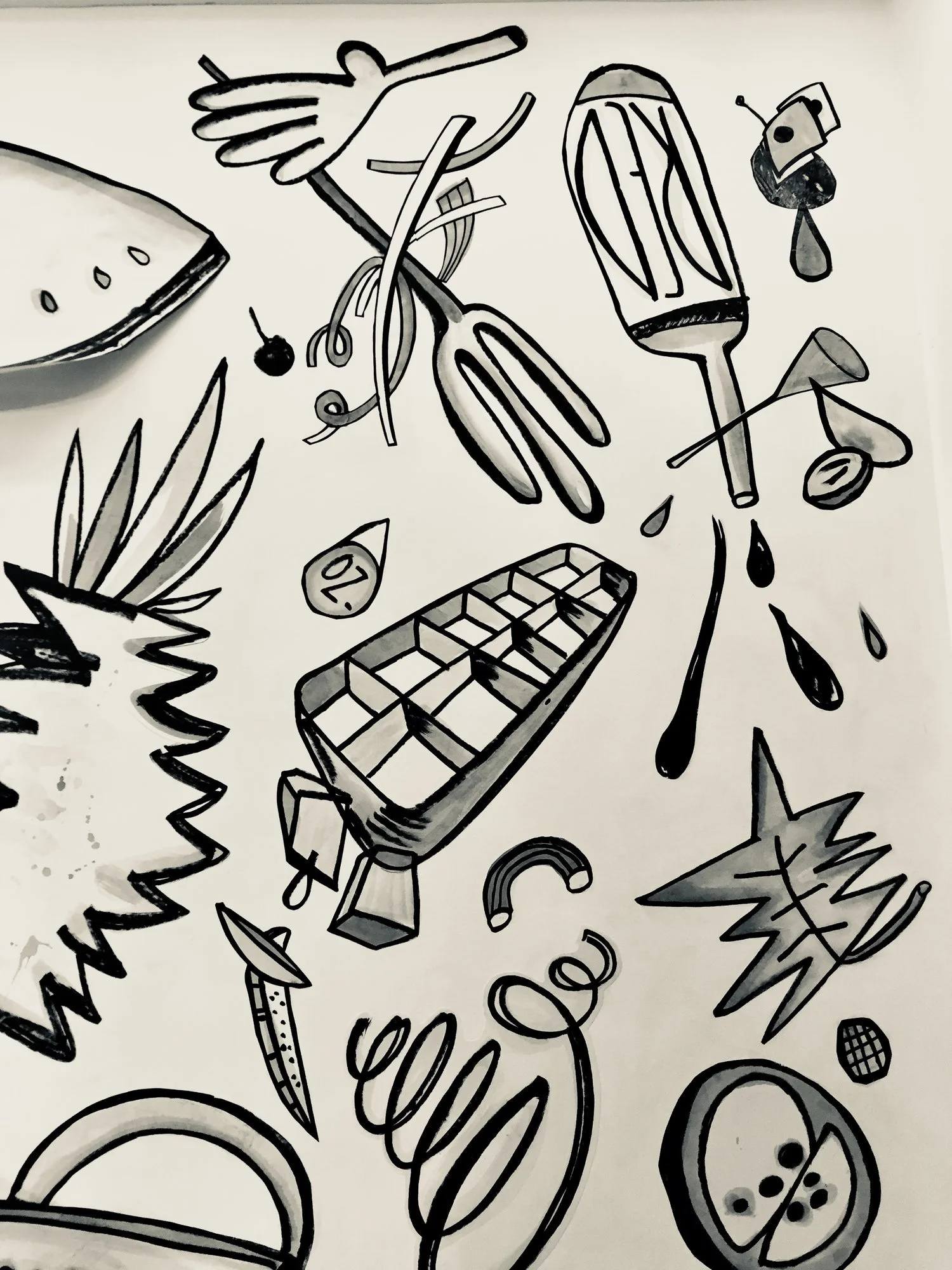 Katie Merz, Wheat Paste Wall, Brooklyn, 2018