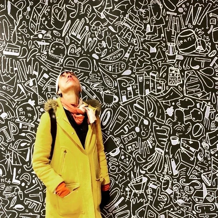 Artist Katie Merz, Think Coffee, New York, NY