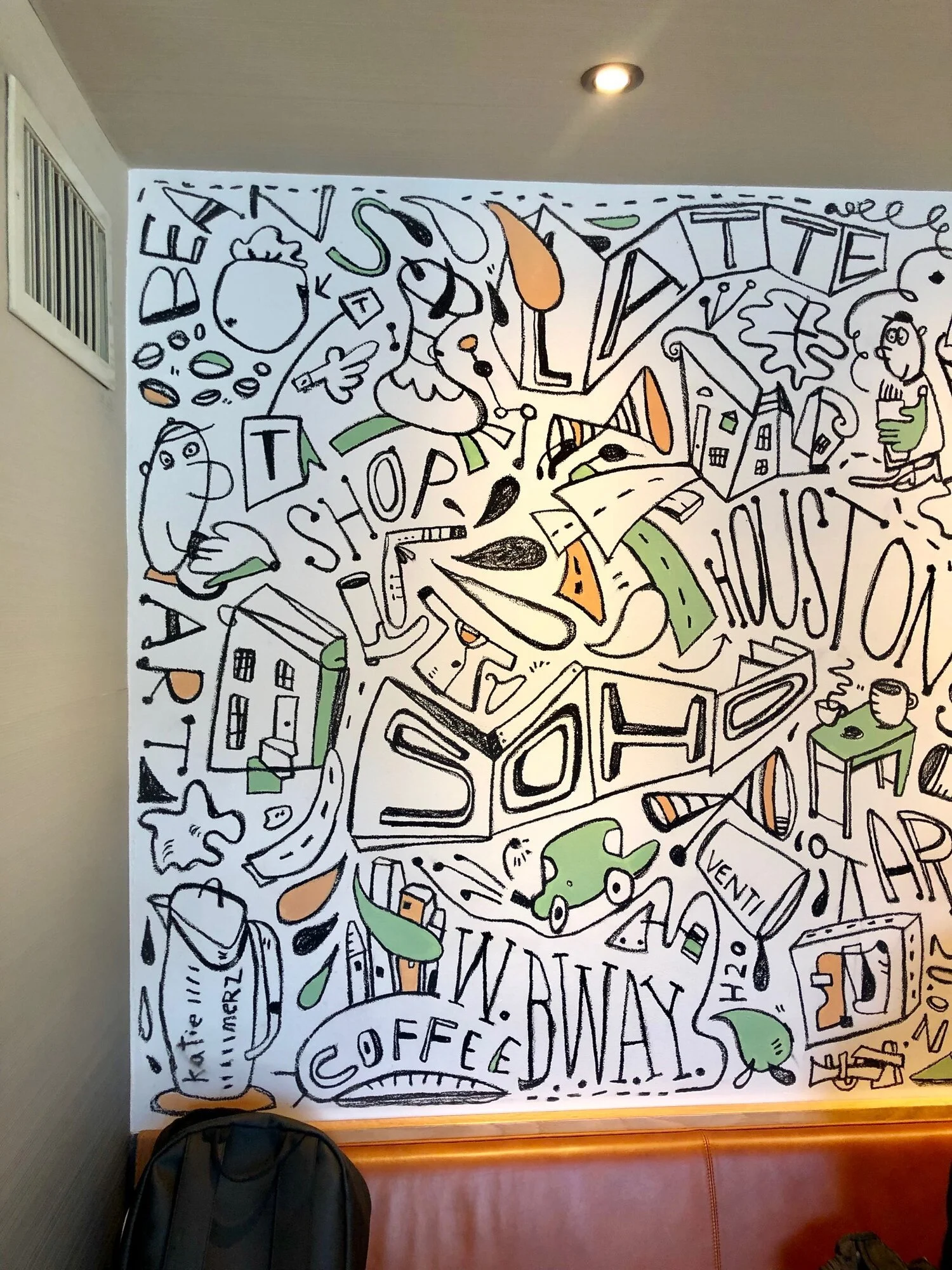 Katie Merz, Starbucks, SoHo, New York