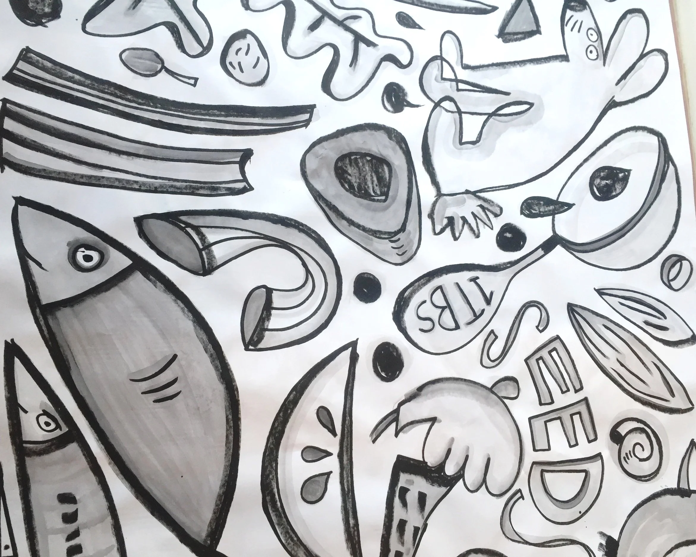 Katie Merz, Wheat Paste Wall, Brooklyn, 2018