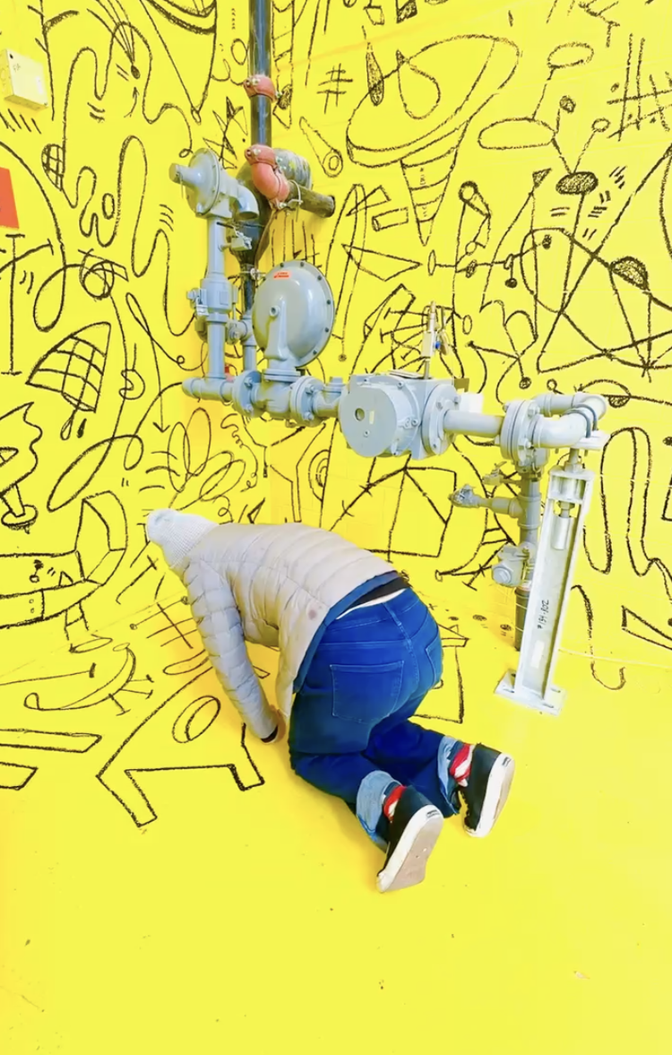 YELLOW MECHANICAL ROOM / AUSTIN TEXAS