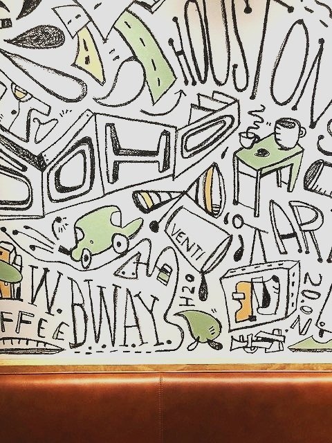 Katie Merz, Starbucks, SoHo, New York