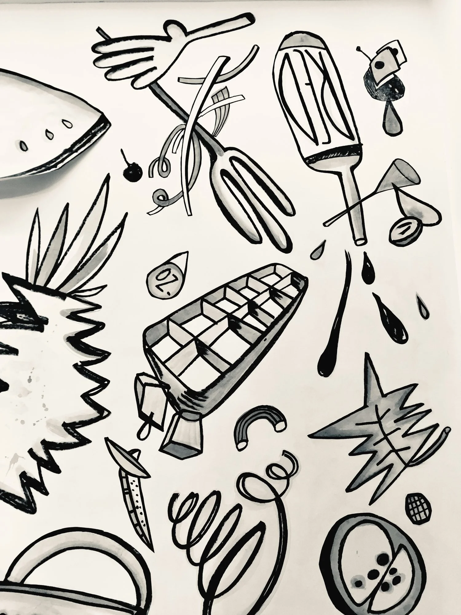 Katie Merz, Wheat Paste Wall, Brooklyn, 2018