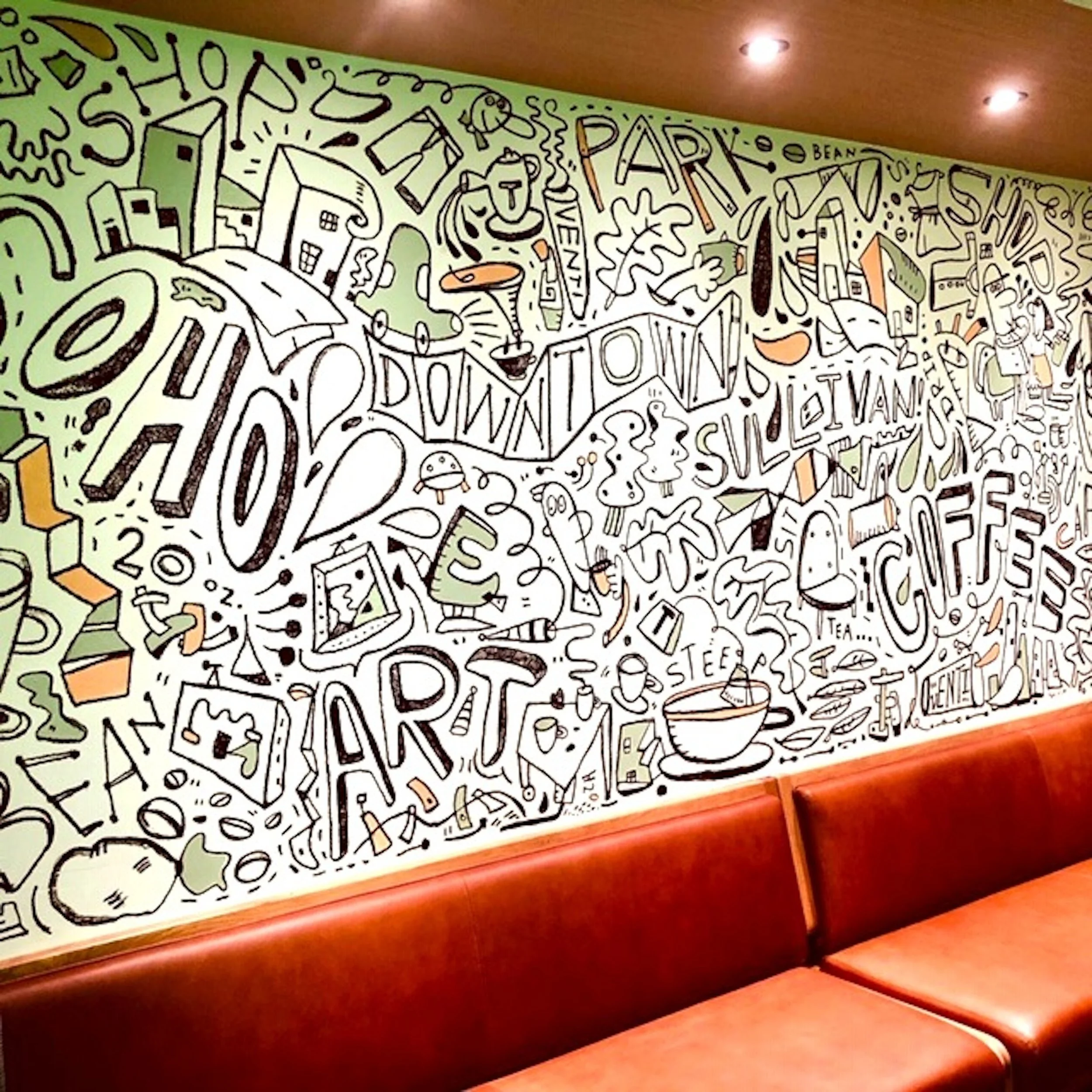 Katie Merz, Starbucks, SoHo, New York