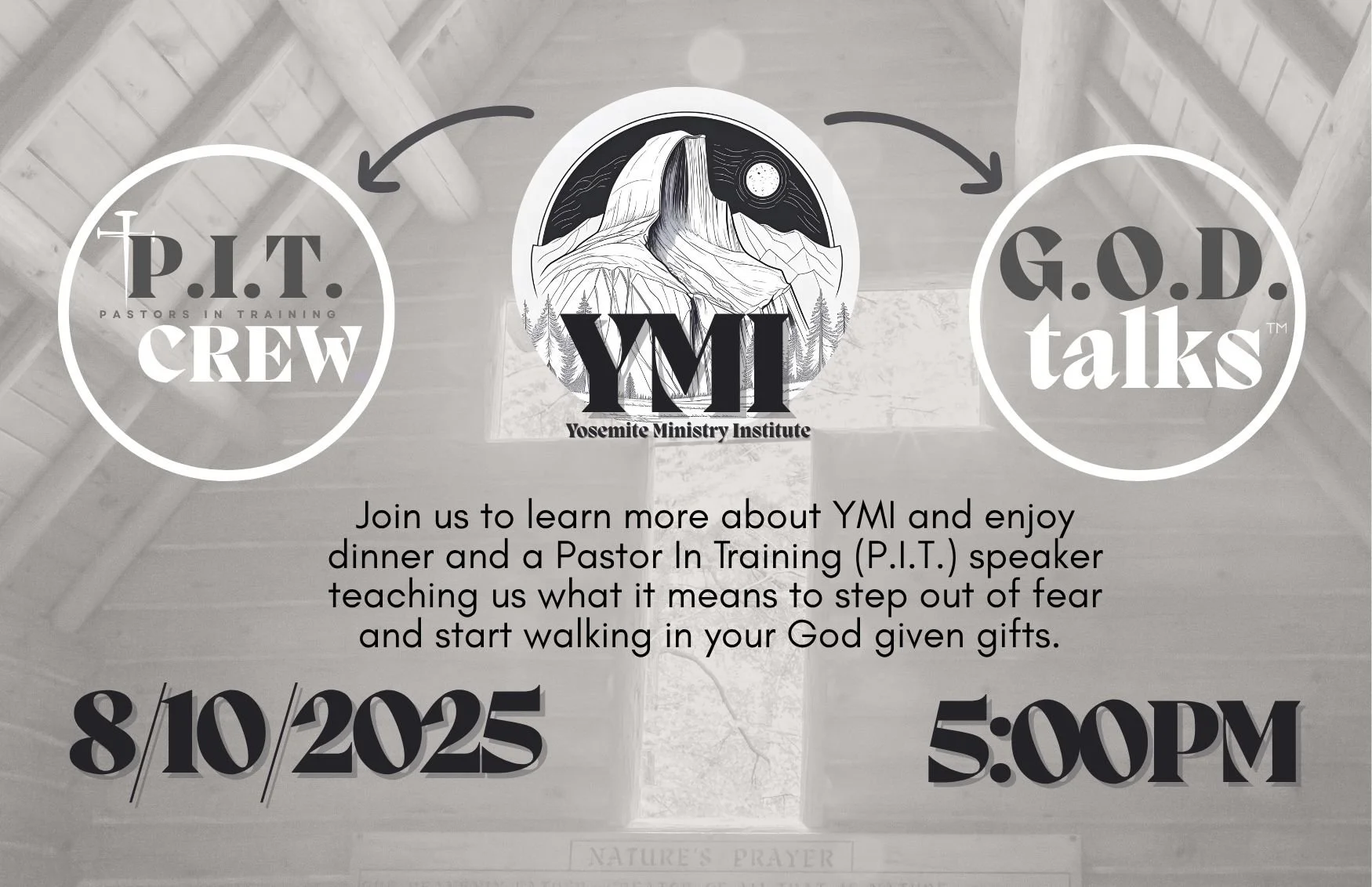 Yosemite Ministry Institute 2025, P.I.T. Crew & G.O.D.talks