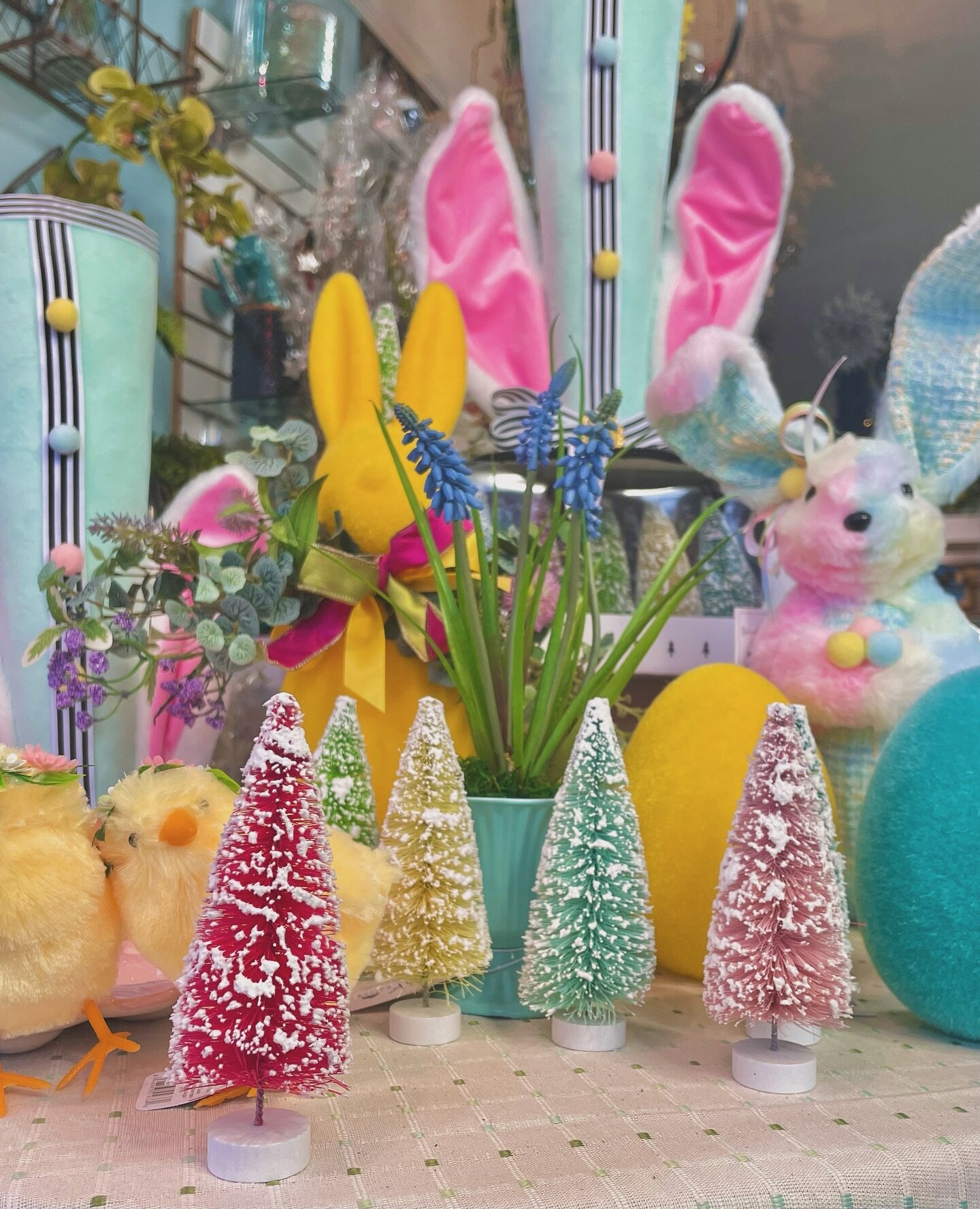 Have you seen our sweet-trees yet?😍
#thequeenscourtclayton

&bull;
&bull;
&bull;
&bull;

#picoftheday #instagood #fyp #trending #easter #decor #cute #aesthetic #downtownclaytonnc #local #explore #holiday #spring