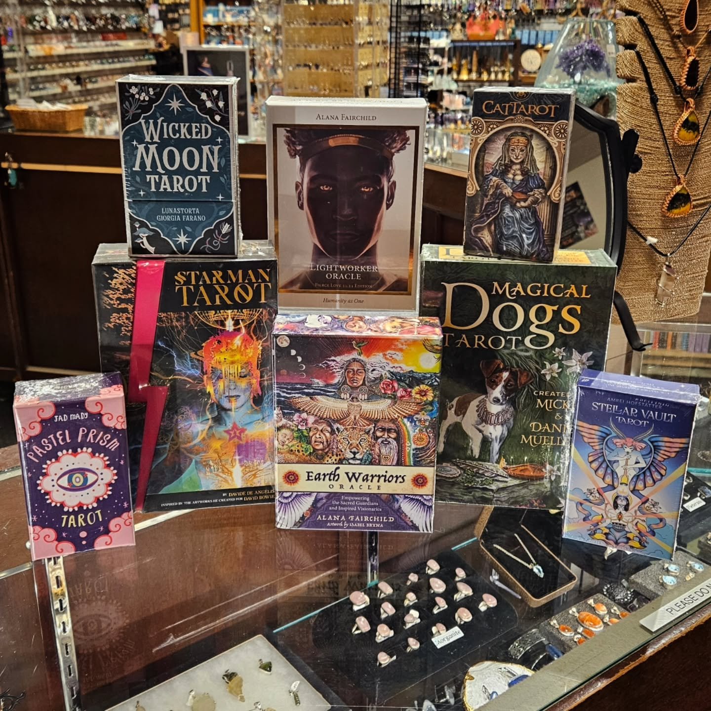 ‼️TAROT AND ORACLE CARD RESTOCK AT OUR THOMPSON LOCATION‼️

There's much more than what's pictured here! Come visit us to see what's new. 👀