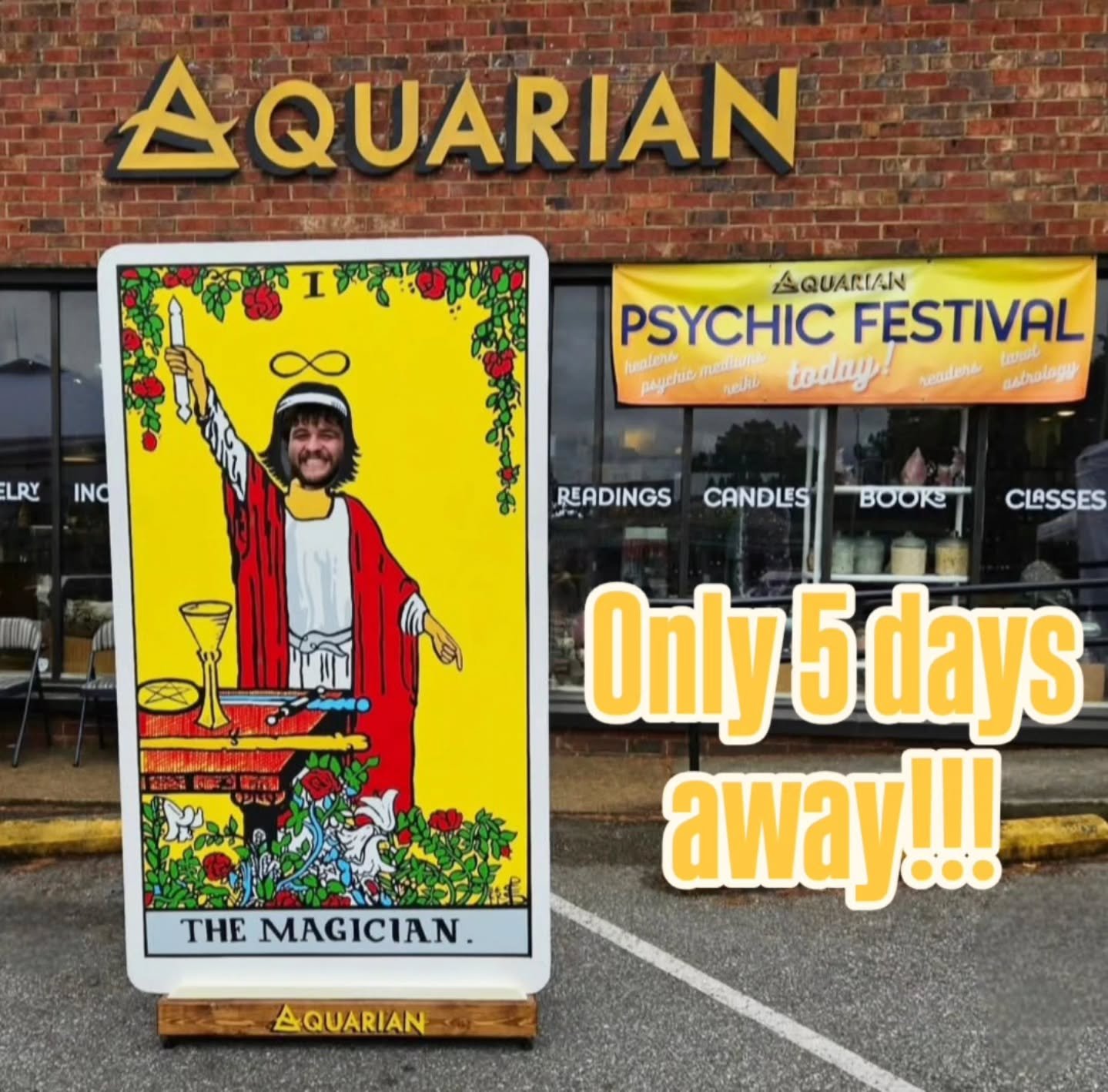 ‼️THE COUNTDOWN HAS BEGUN‼️

In only a few short days we will be hosting our biggest Psychic Festival since 2019!!! Readers and Healers will be available both Saturday and Sunday, donating their time to raise money for the Richmond SPCA. 🐾❤️

Choose