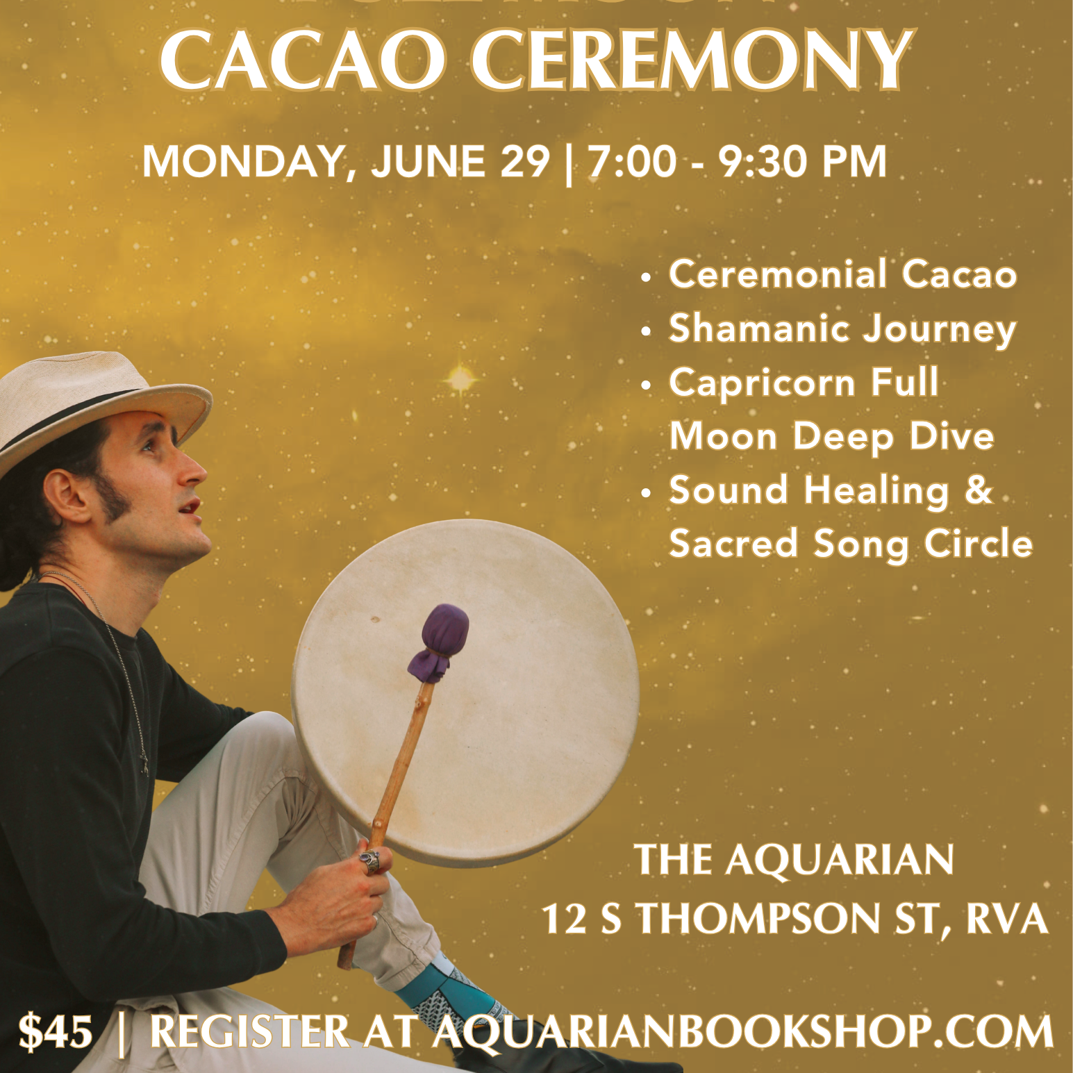 Capricorn Full Moon Cacao Ceremony