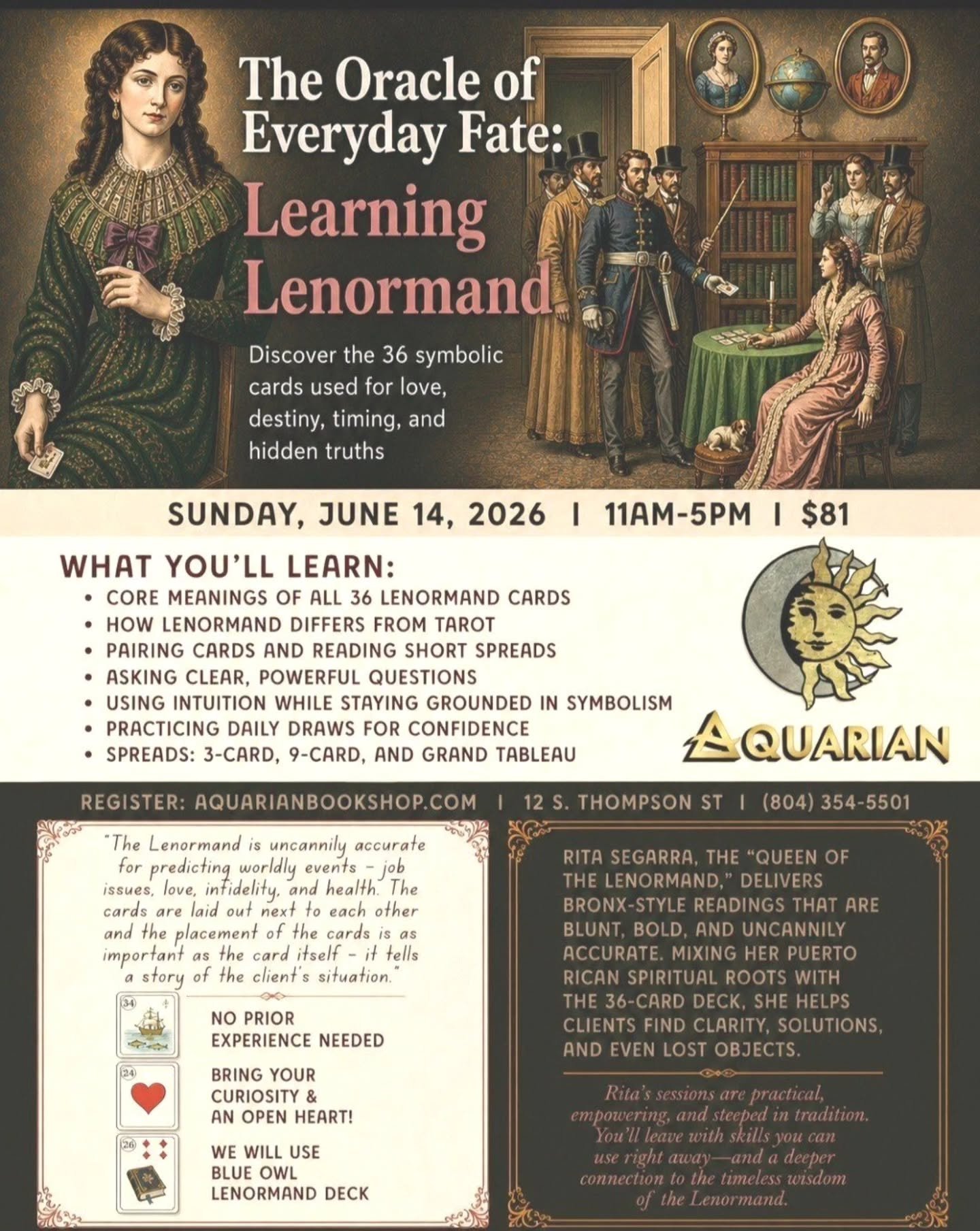 The Lenormand oracle is a symbolic card system that blends fortune-telling, intuition, and storytelling to reveal practical guidance for everyday life. Each card has simple images, like animals, objects, or people. When cards are combined, they tell 