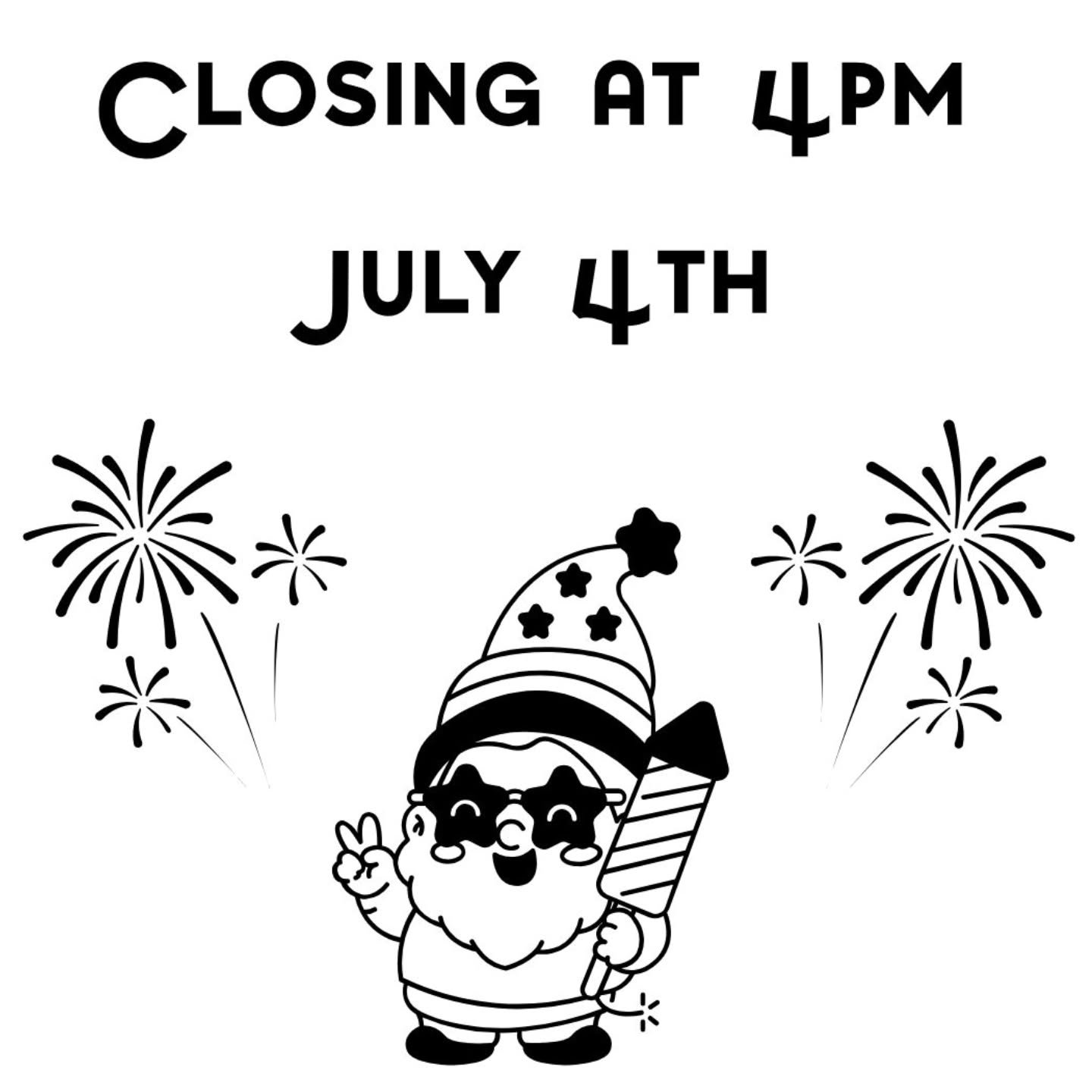 Be safe, stay hydrated, and stay cool! 😎 

We'll be open again from 10am-7pm tomorrow.