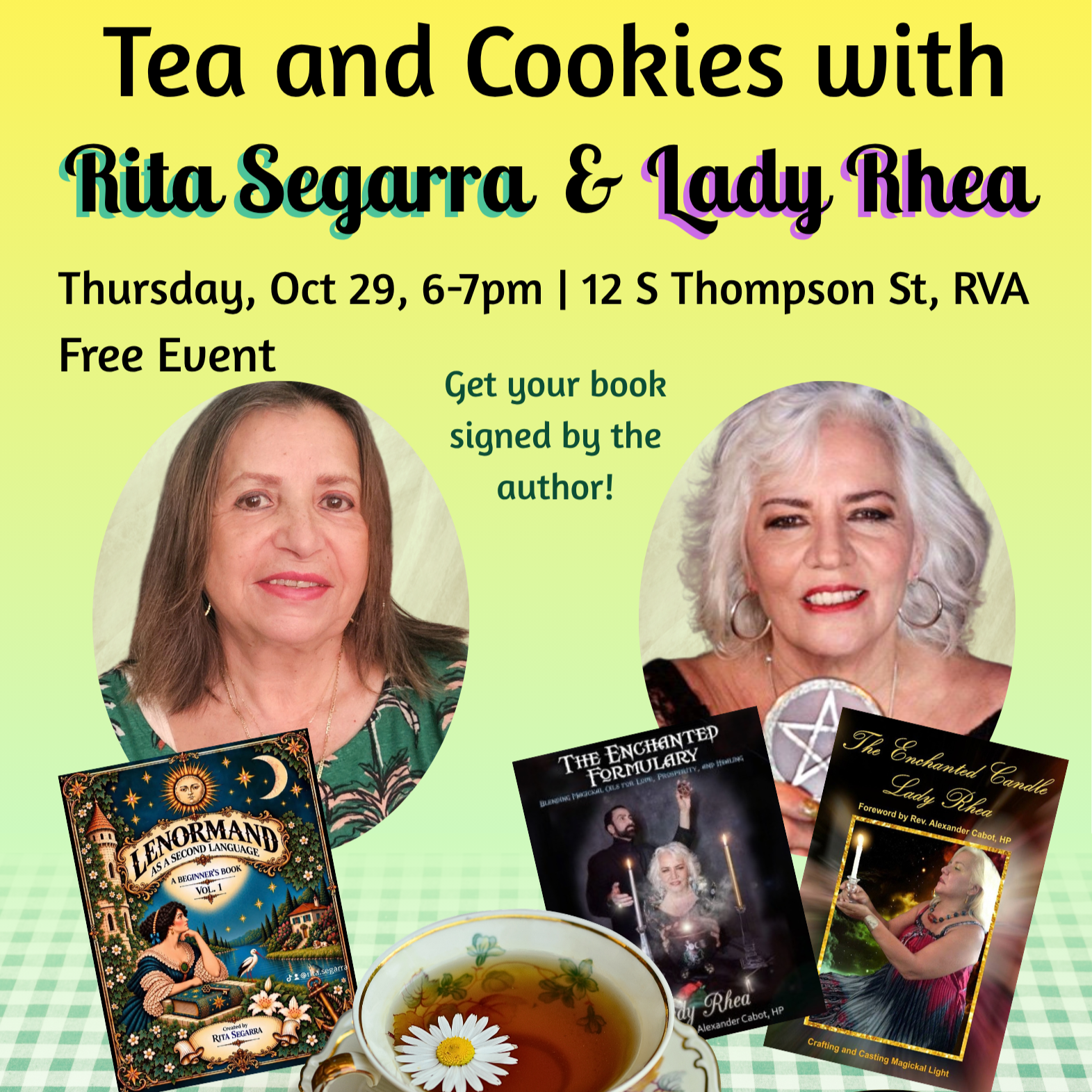 Tea and Cookies With Rita Segarra &amp; Lady Rhea