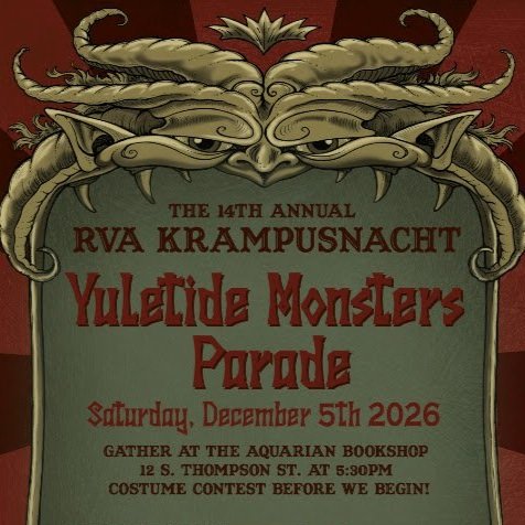 The 14th Annual RVA Krampusnacht Yuletide Monsters Parade