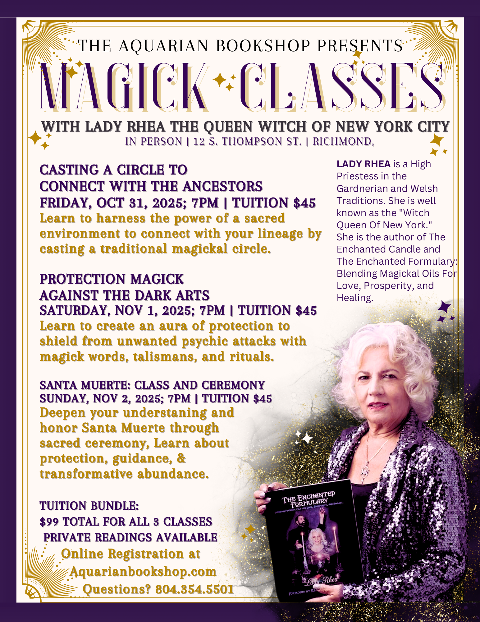 Lady Rhea’s Magick Classes Bundle — HOME