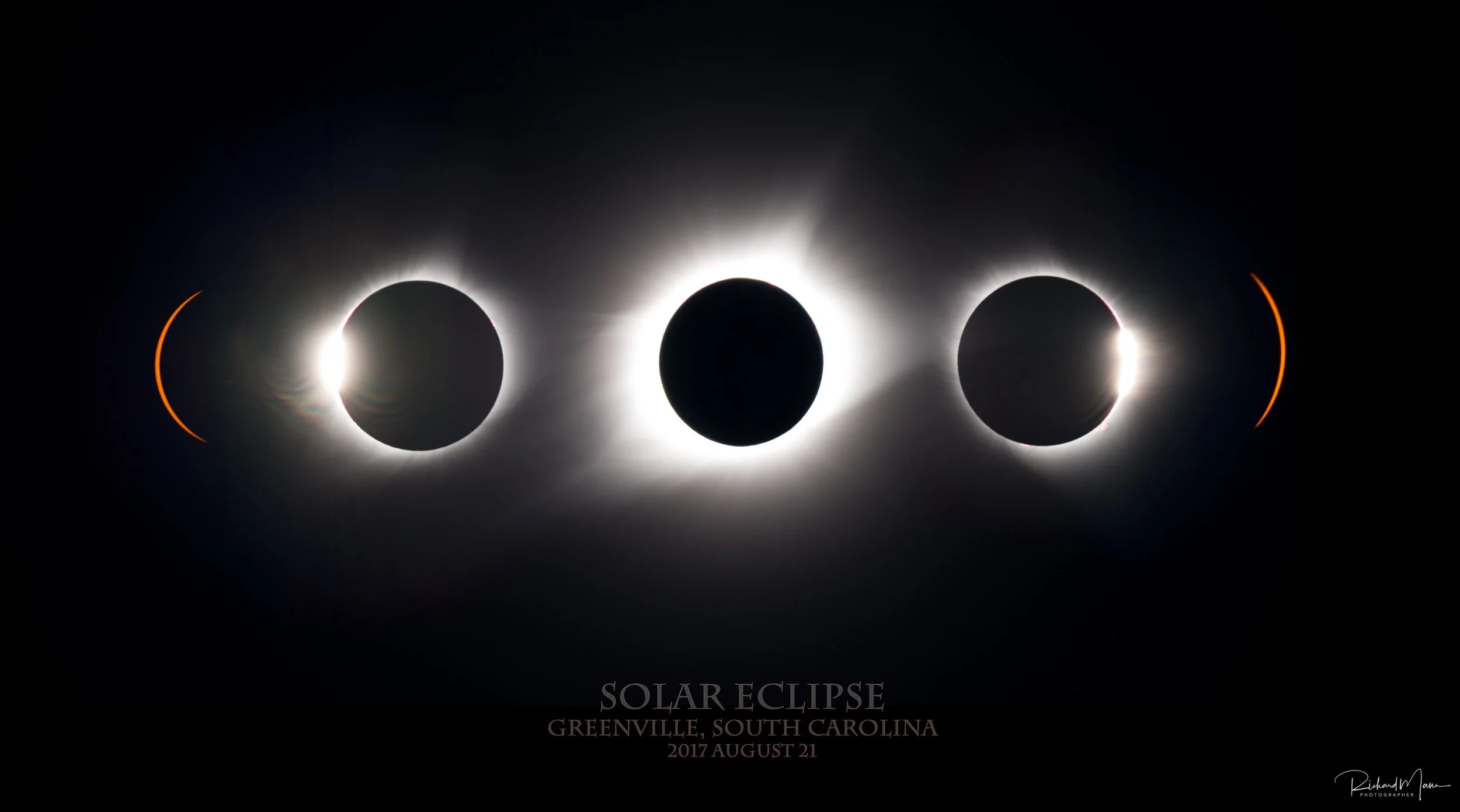 Solar eclipse composite
