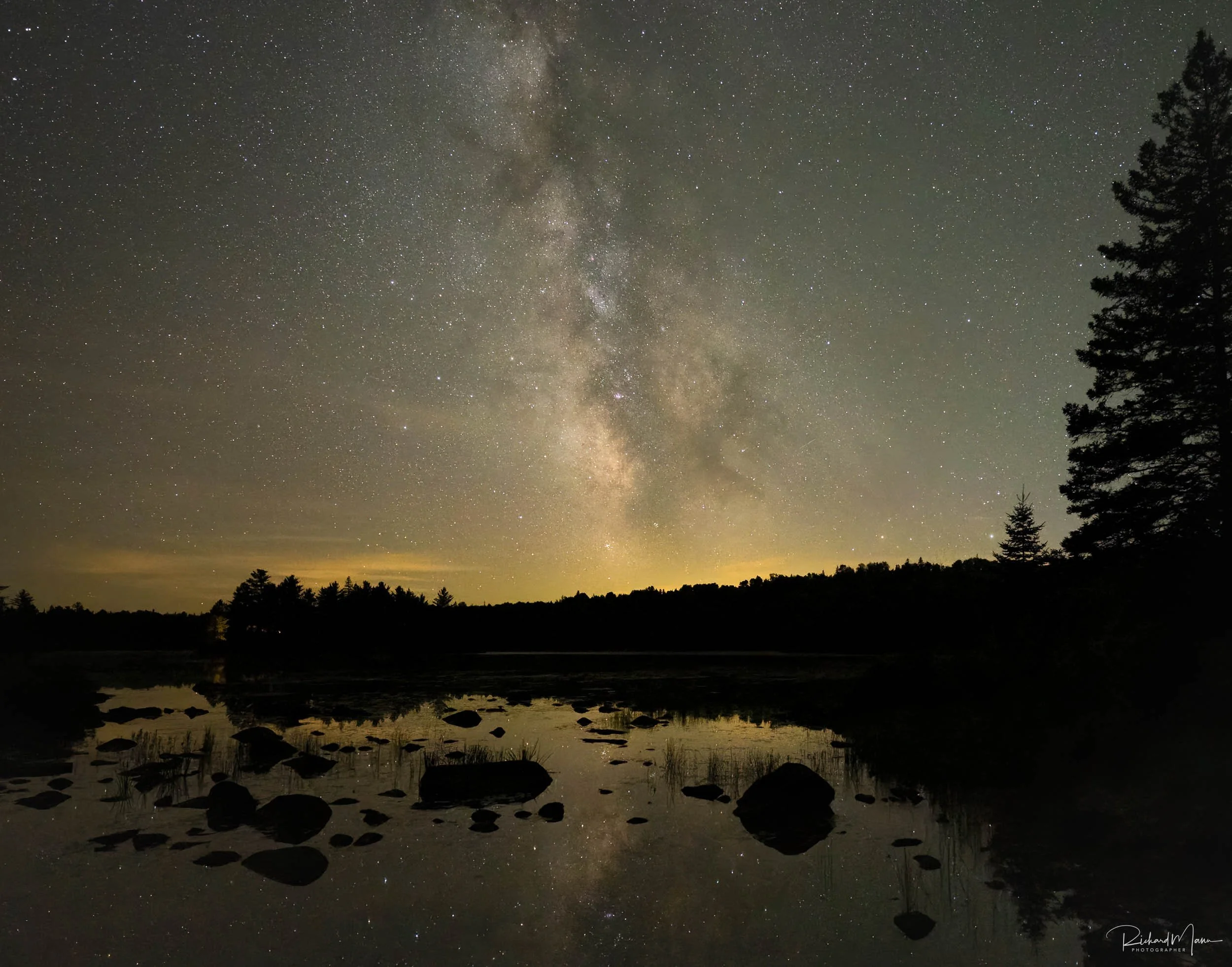 Milky Way over Poverty Lake