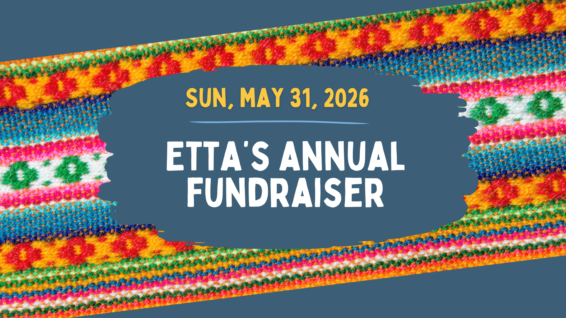 Save the Date: May 31, Etta's Fundraiser is Back